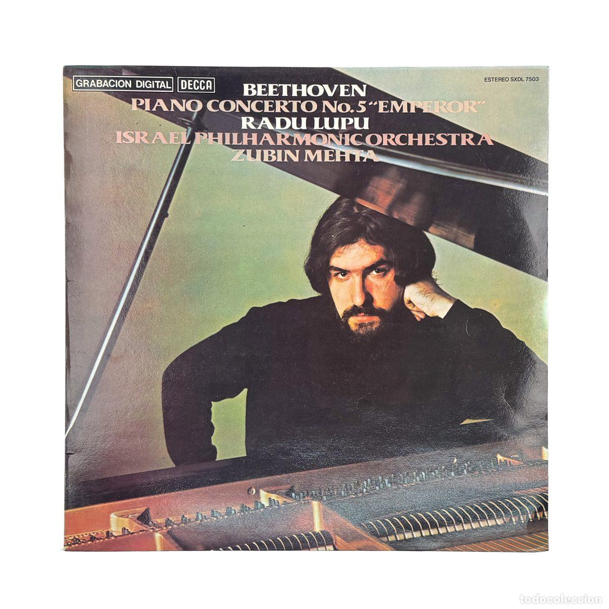 Discos de vinil: LP. Ludwig Van Beethoven. Piano Concerto No.5 ''Emperor'' (VG/VG+)