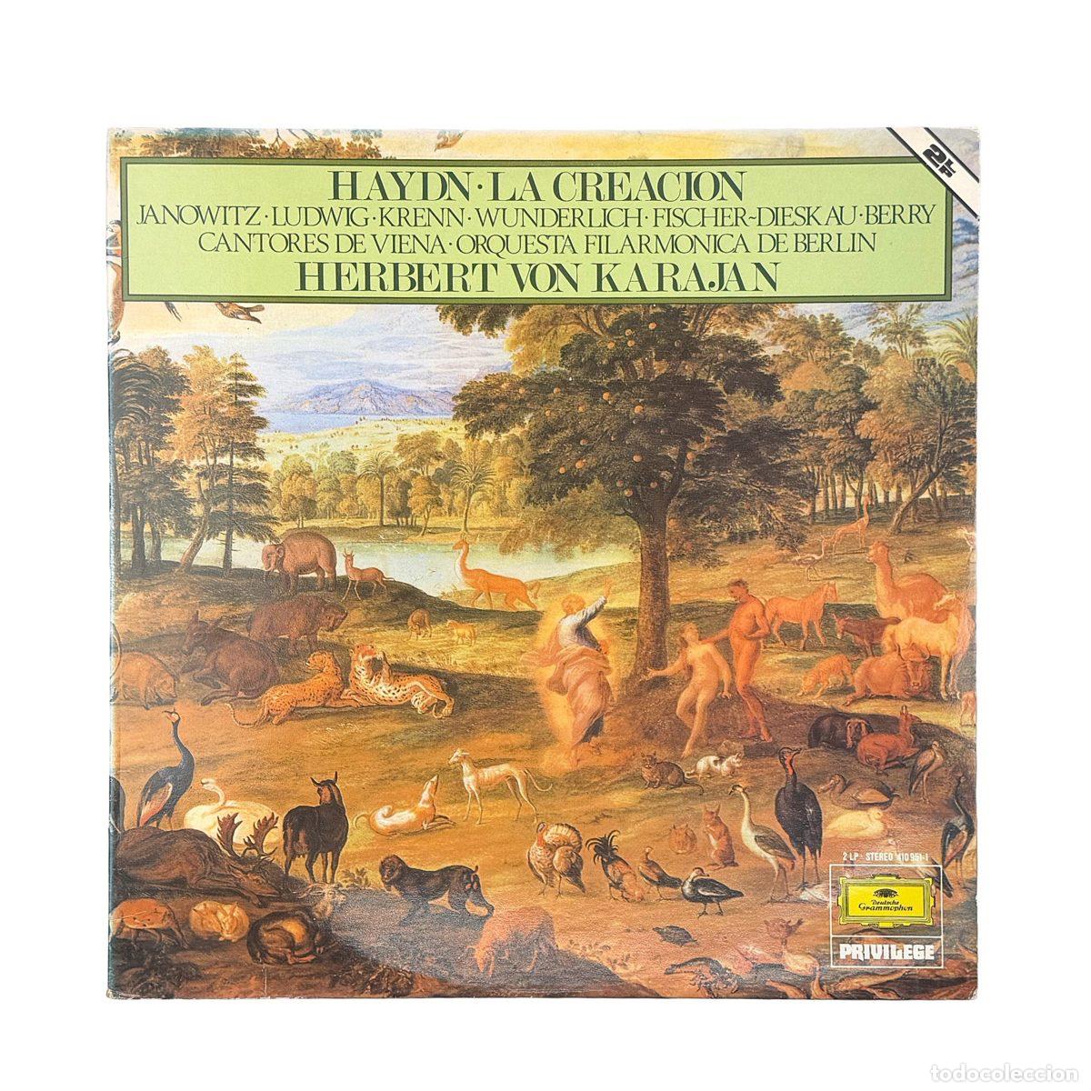 Discos de vinil: 2xLP. Joseph Haydn. La Creaci&oacute;n (VG+/VG+)