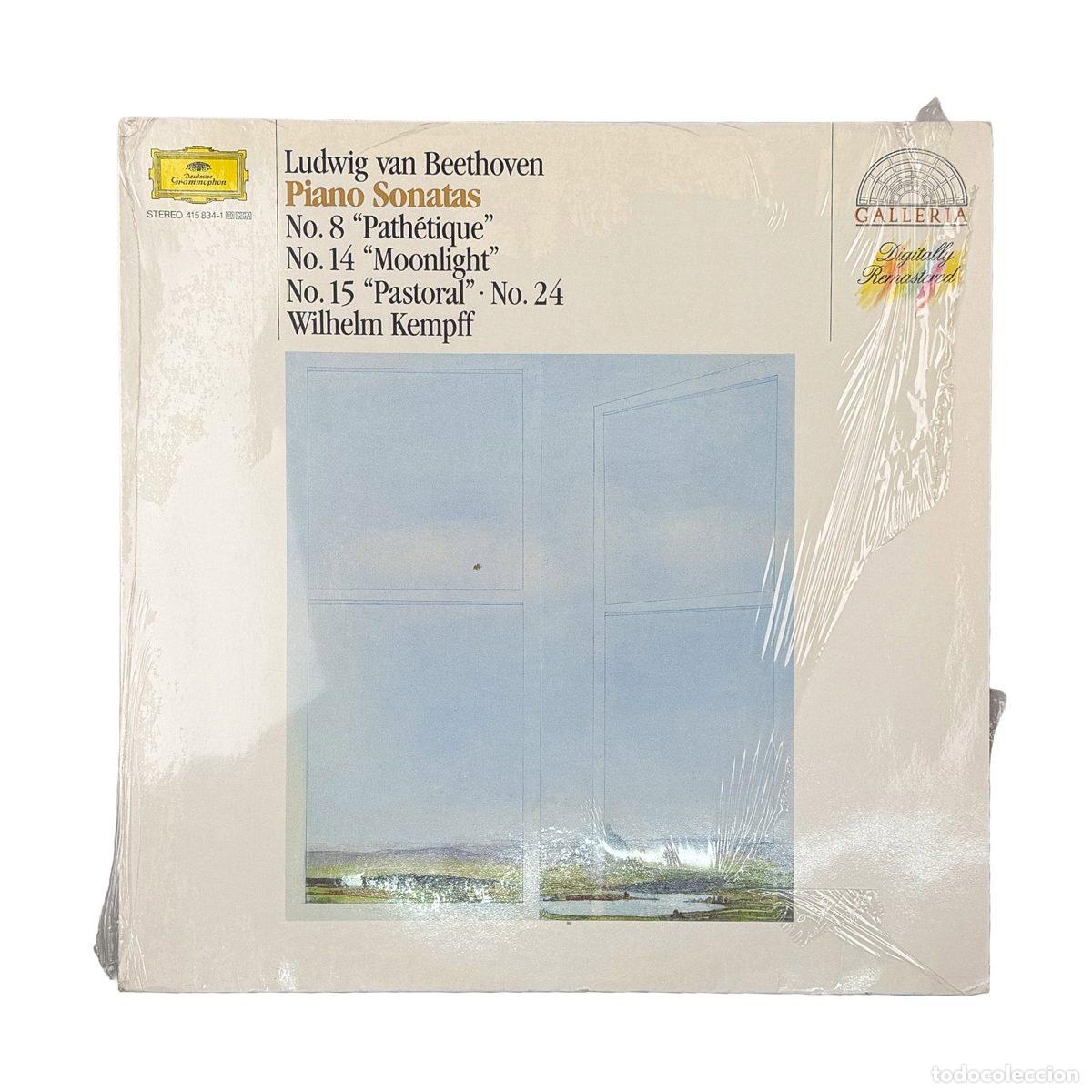 Discos de vinil: LP. Ludwig van Beethoven. Piano Sonatas (No. 8 ''Path&eacute;tique'' / No. 14 ''Moonlight''... (VG+/VG+)