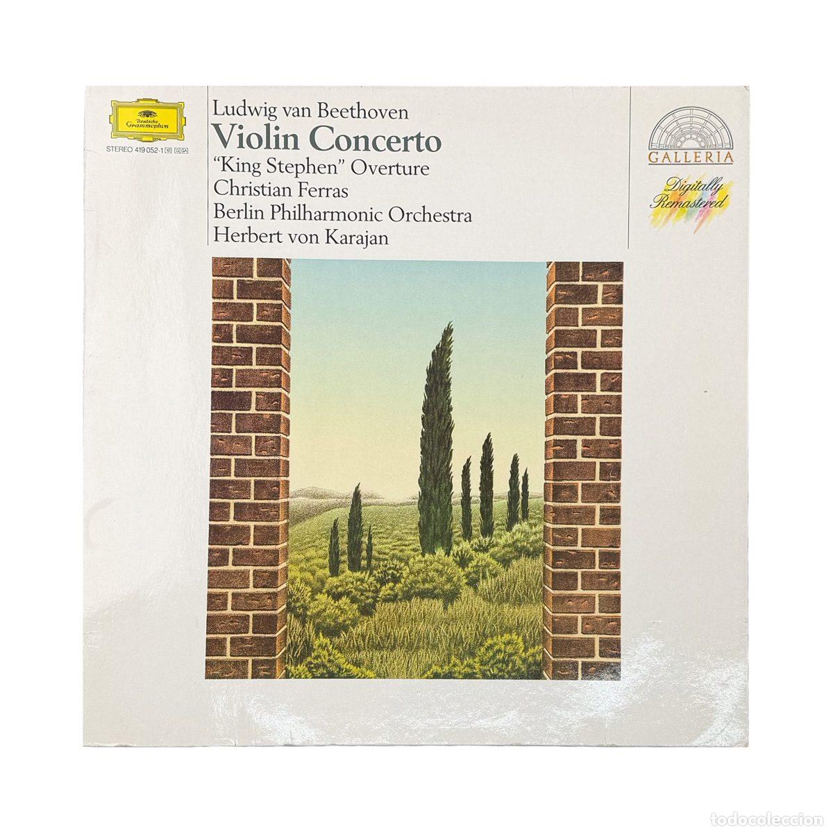 Discos de vinil: LP. Ludwig van Beethoven. Violin Concerto / ''King Stephen'' Overture (VG+/VG+)