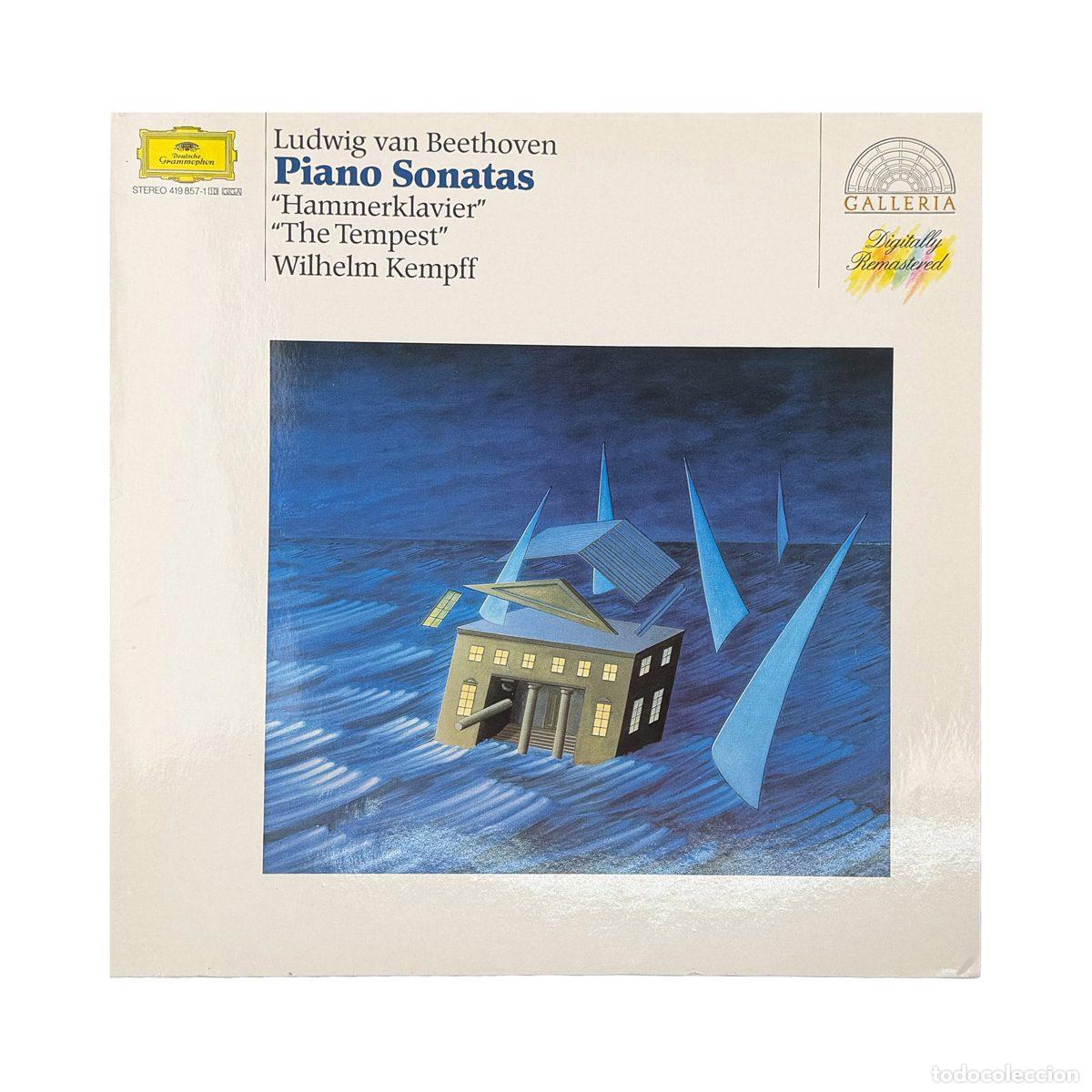 Discos de vinil: LP. Ludwig van Beethoven, Wilhelm Kempff. Piano Sonatas &ldquo;Hammerklavier&rdquo; &ldquo;The Tempest&rdquo; (VG+/VG+)