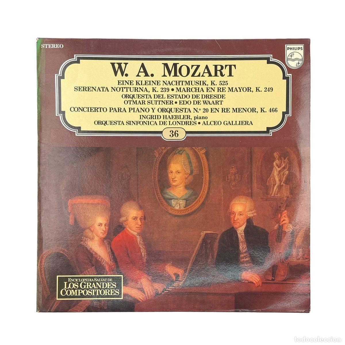 Discos de vinil: LP. Wolfgang Amadeus Mozart. Eine Kleine Nachtmusik, K. 525 - Serenata Notturna, K. 239... (VG+/VG+)