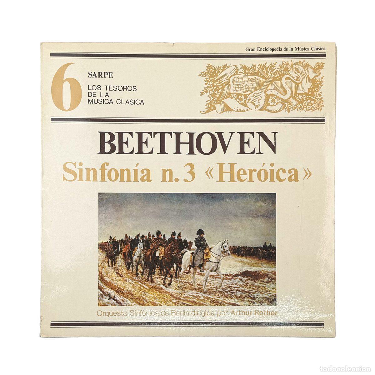 Disques de vinyle: LP. Ludwig van Beethoven. Sinfon&iacute;a N. 3 ''Her&oacute;ica'' (VG+/VG+)