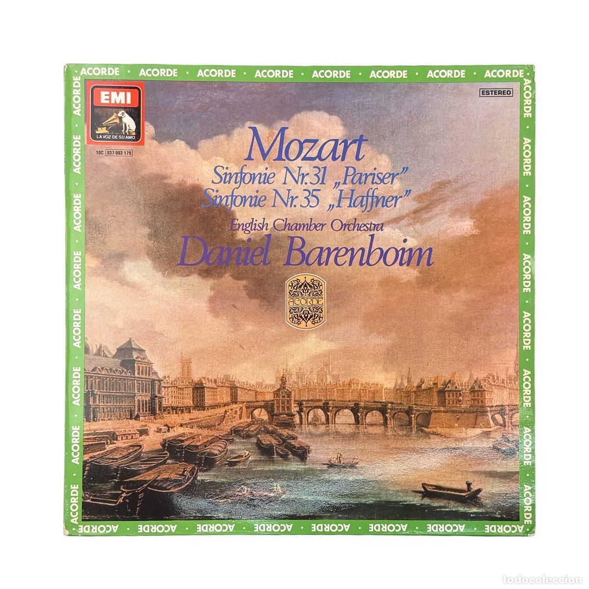 Disques de vinyle: LP. Wolfgang Amadeus Mozart. Sinfonie Nr. 31 ''Pariser'' / Sinfonie Nr. 35 ''Haffner'' (VG+/VG+)