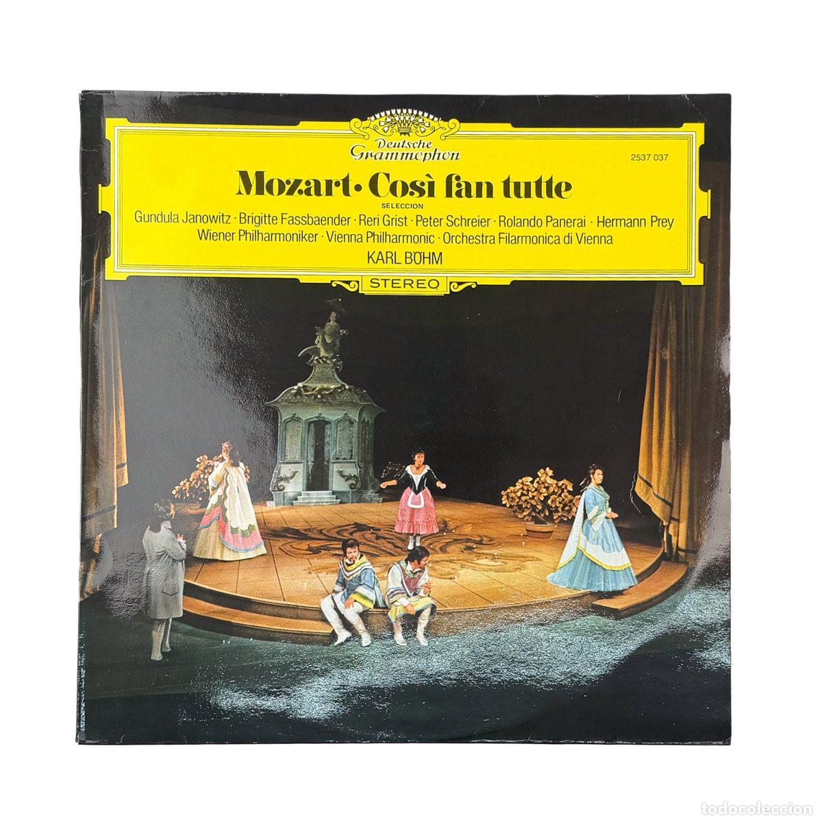 Disques de vinyle: LP. Wolfgang Amadeus Mozart. Cosi Fan Tutte : Querschnitt Highlights Brani Scelti (VG+/VG+)