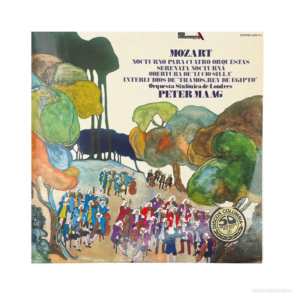 Disques de vinyle: LP. Wolfgang Amadeus Mozart. Notturno For 4 Orchestras, Serenata Notturna, Etc. (VG+/VG+)