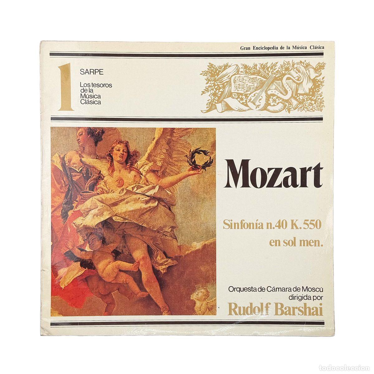 Disques de vinyle: LP. Wolfgang Amadeus Mozart. Sinfonia N. 40 K. 550 En Sol Men. (VG+/VG+)