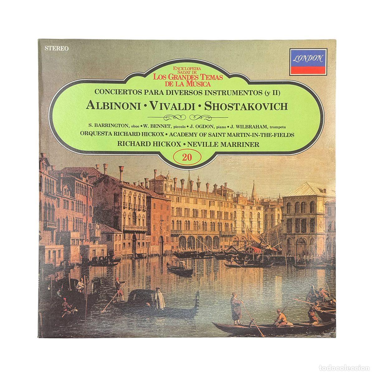 Disques de vinyle: LP. Tomaso Albinoni. Conciertos Para Diversos Instrumentos (Y II) (VG+/VG+)