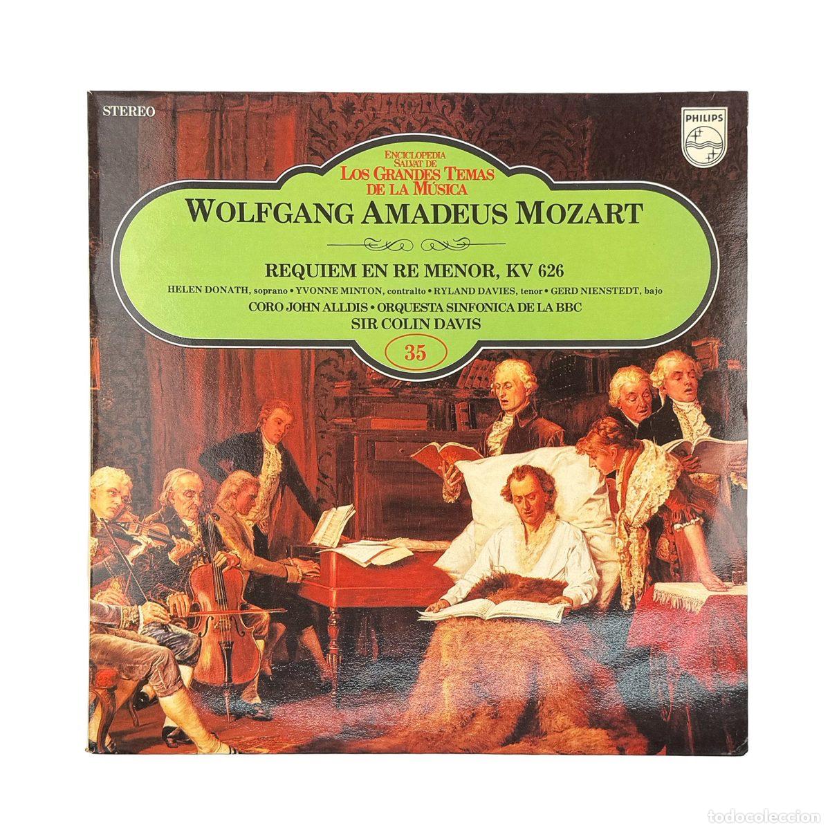 Disques de vinyle: LP. Wolfgang Amadeus Mozart. Requiem En Re Menor KV 626 (VG+/VG+)