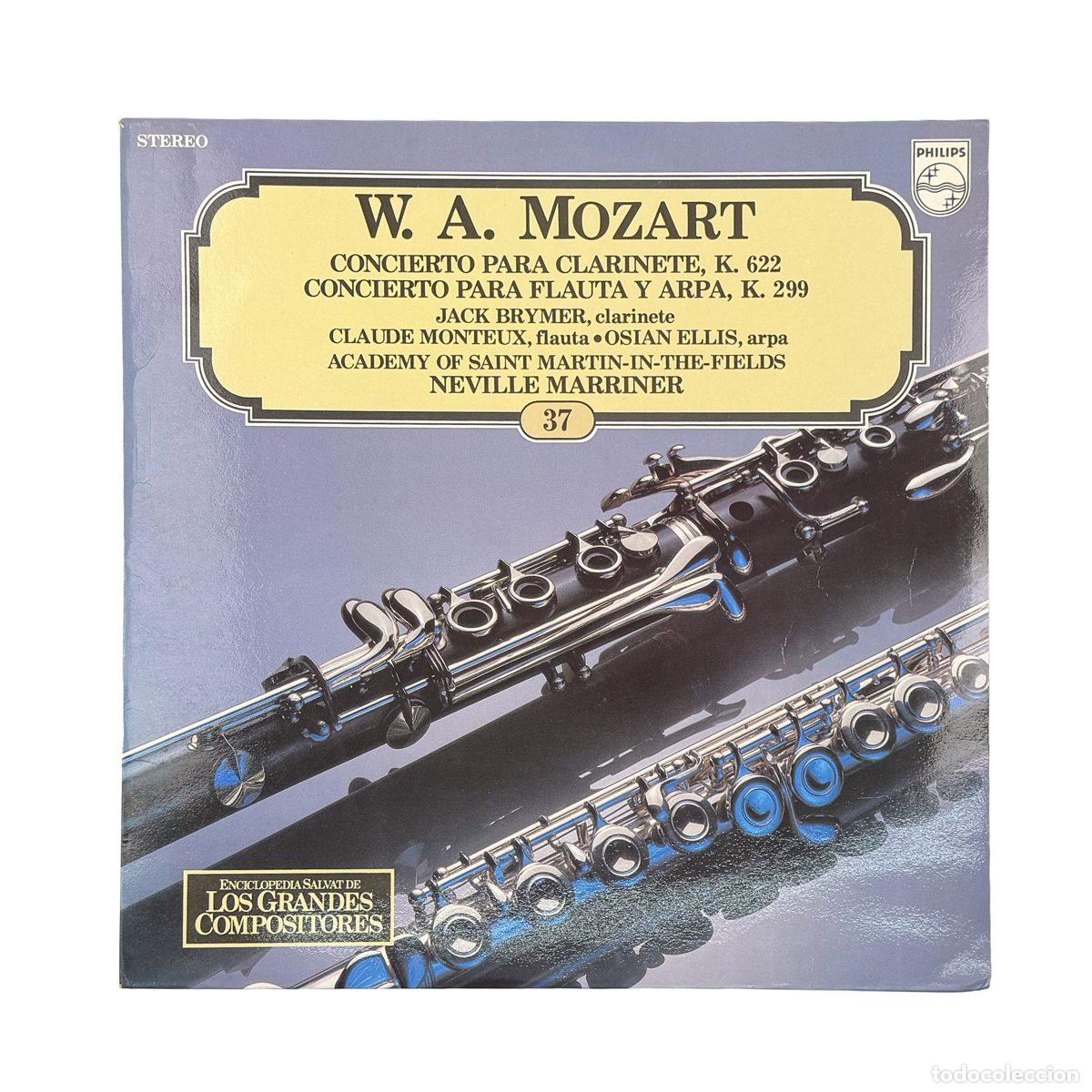 Disques de vinyle: LP. Wolfgang Amadeus Mozart. Concierto Para Clarinete, K. 622 / Concierto Para Flauta Y... (NM/VG+)