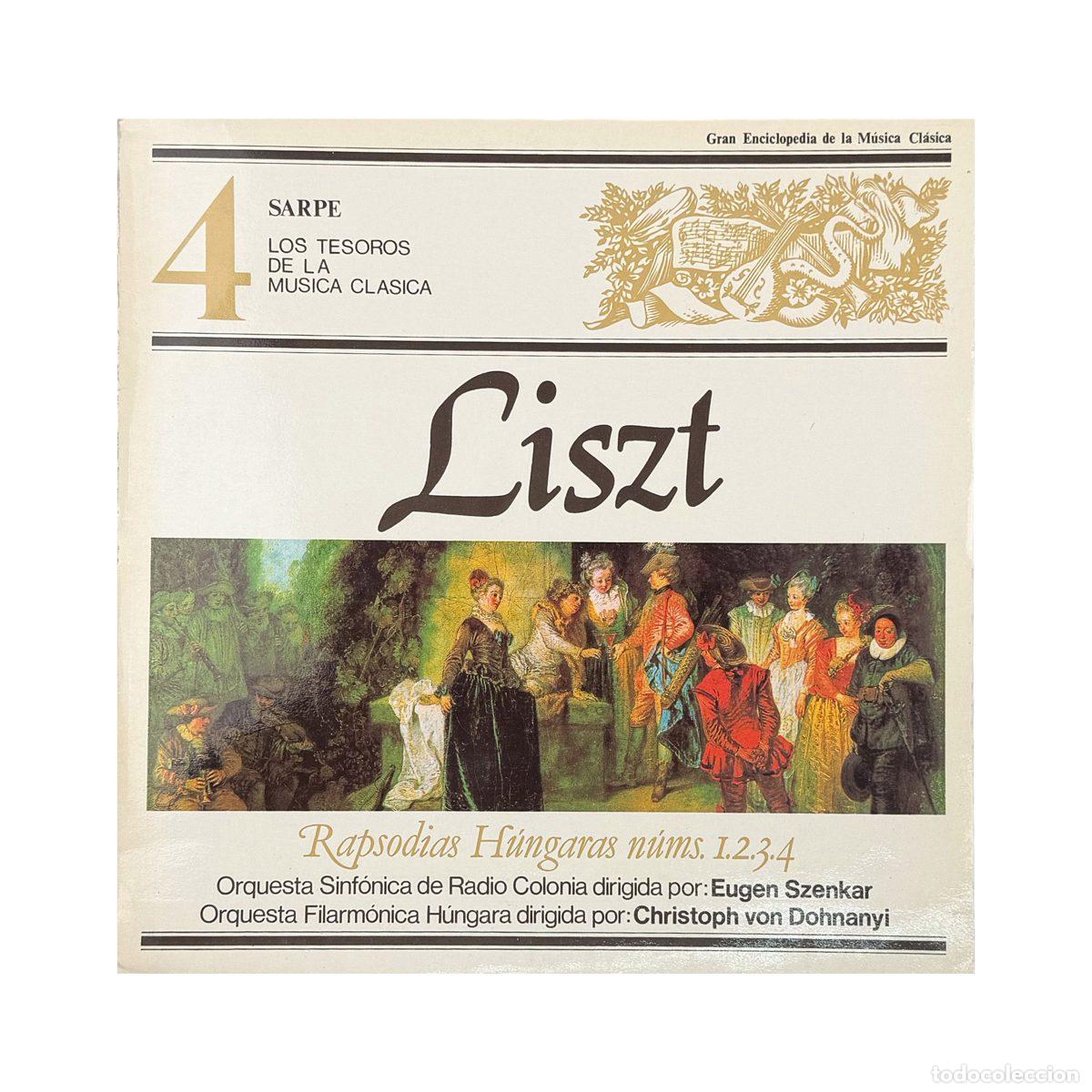 Dischi in vinile: LP. Franz Liszt. Rapsodias H&uacute;ngaras N&uacute;ms. 1.2.3.4 (VG+/VG+)