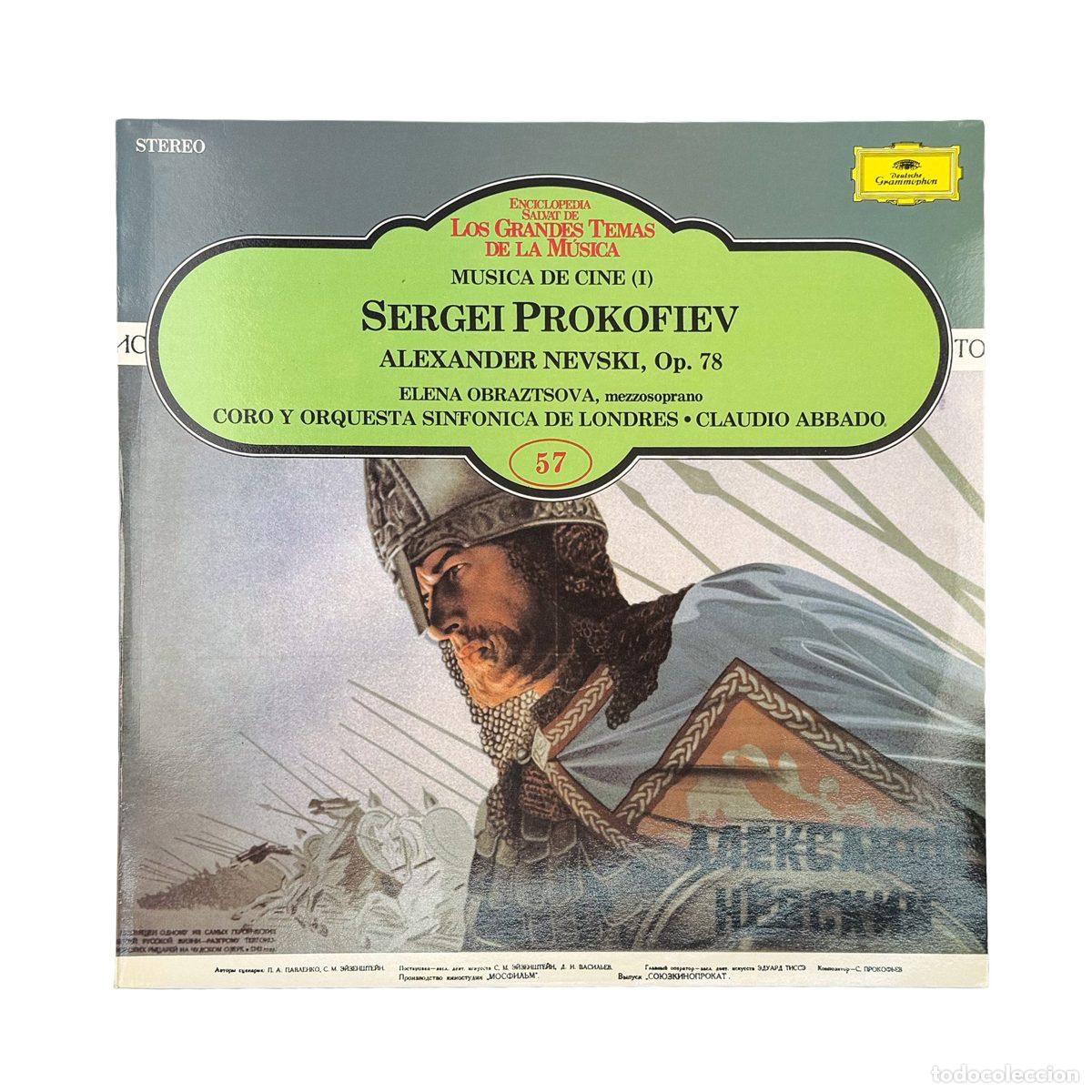 Dischi in vinile: LP. Sergei Prokofiev. Musica De Cine (I) - Alexander Nevski, Op. 78 (NM/NM)