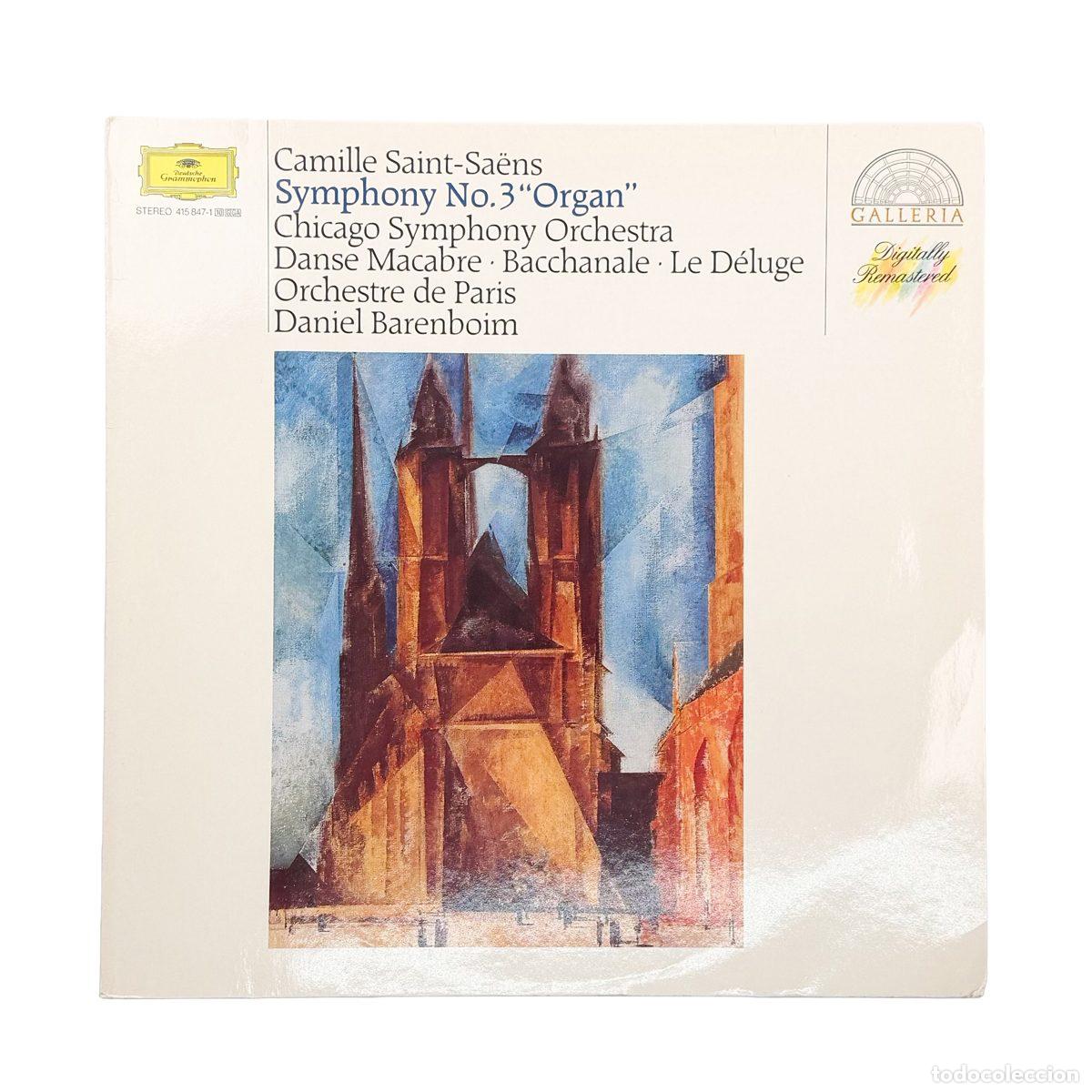 Dischi in vinile: LP. Camille Saint-Sa&euml;ns. Symphonie Nr. 3 ''Orgel-Symphonie'' (VG+/NM)