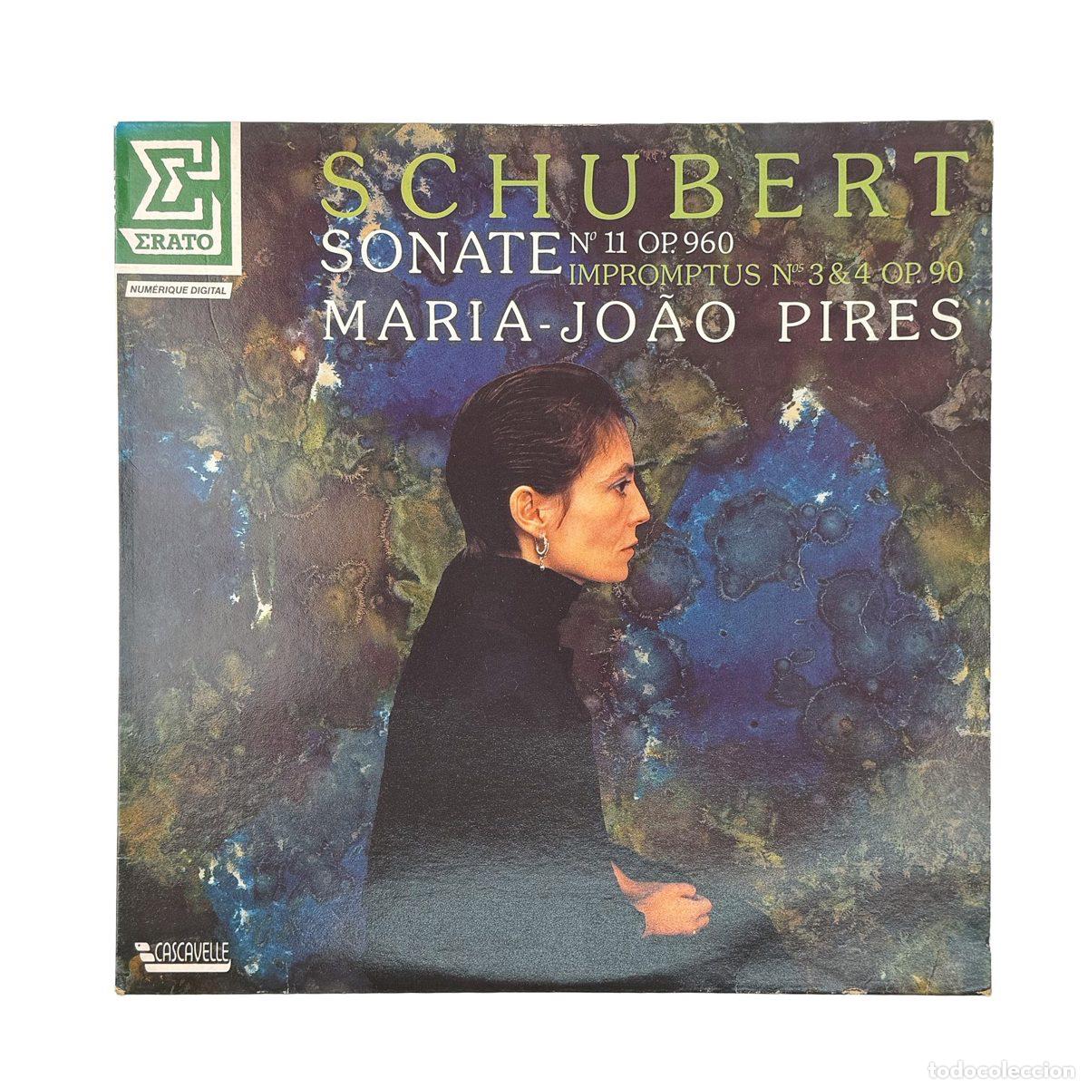Dischi in vinile: LP. Franz Schubert - Maria Jo&atilde;o Pires. Sonate N&ordm; 11 Op. 960 / Impromptus Nos 3 & 4 Op. 90 (VG+/VG+)