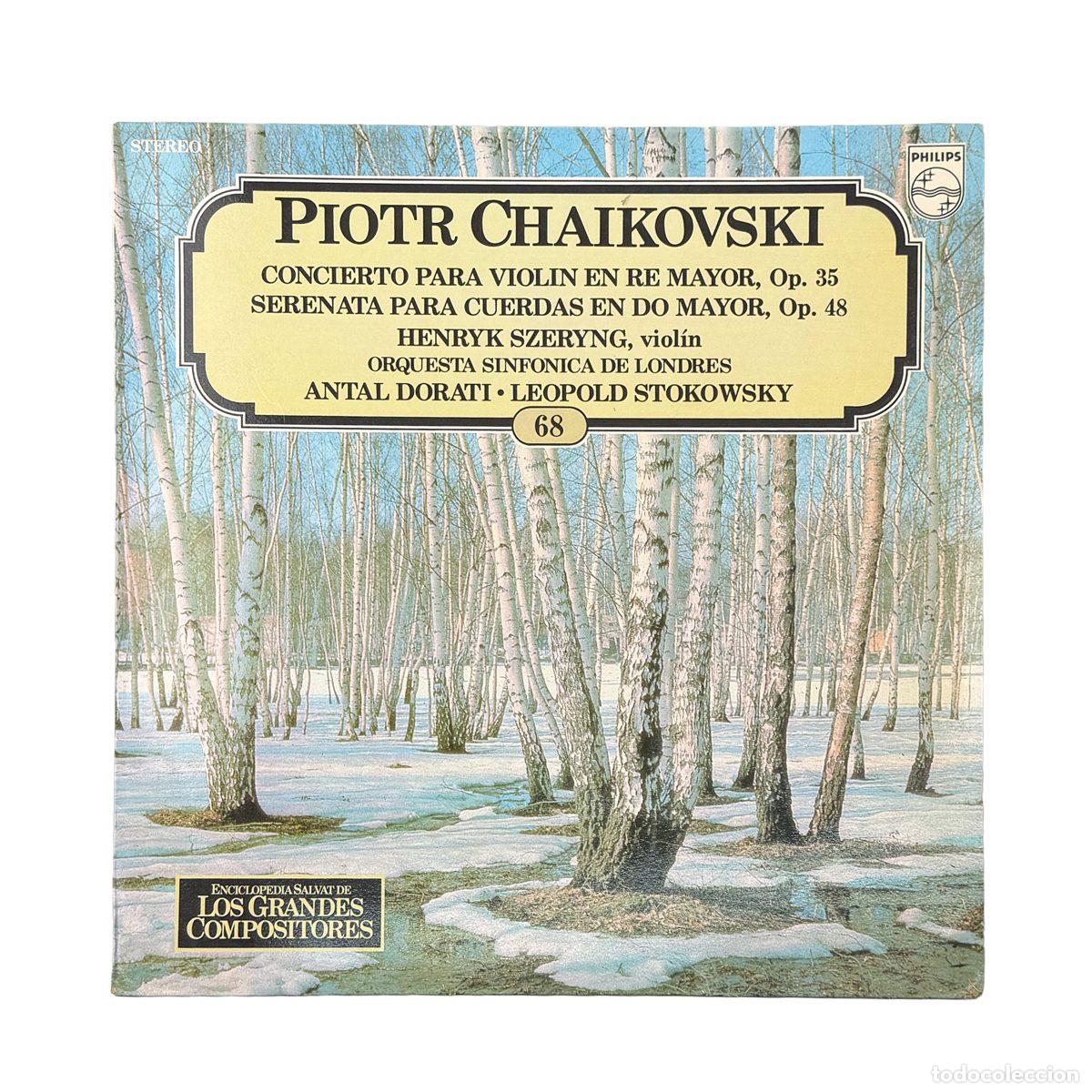 Dischi in vinile: LP. Pyotr Ilyich Tchaikovsky. Concierto Para Violin En Re Mayor, Op. 35 / Serenata Para... (VG+/VG+)