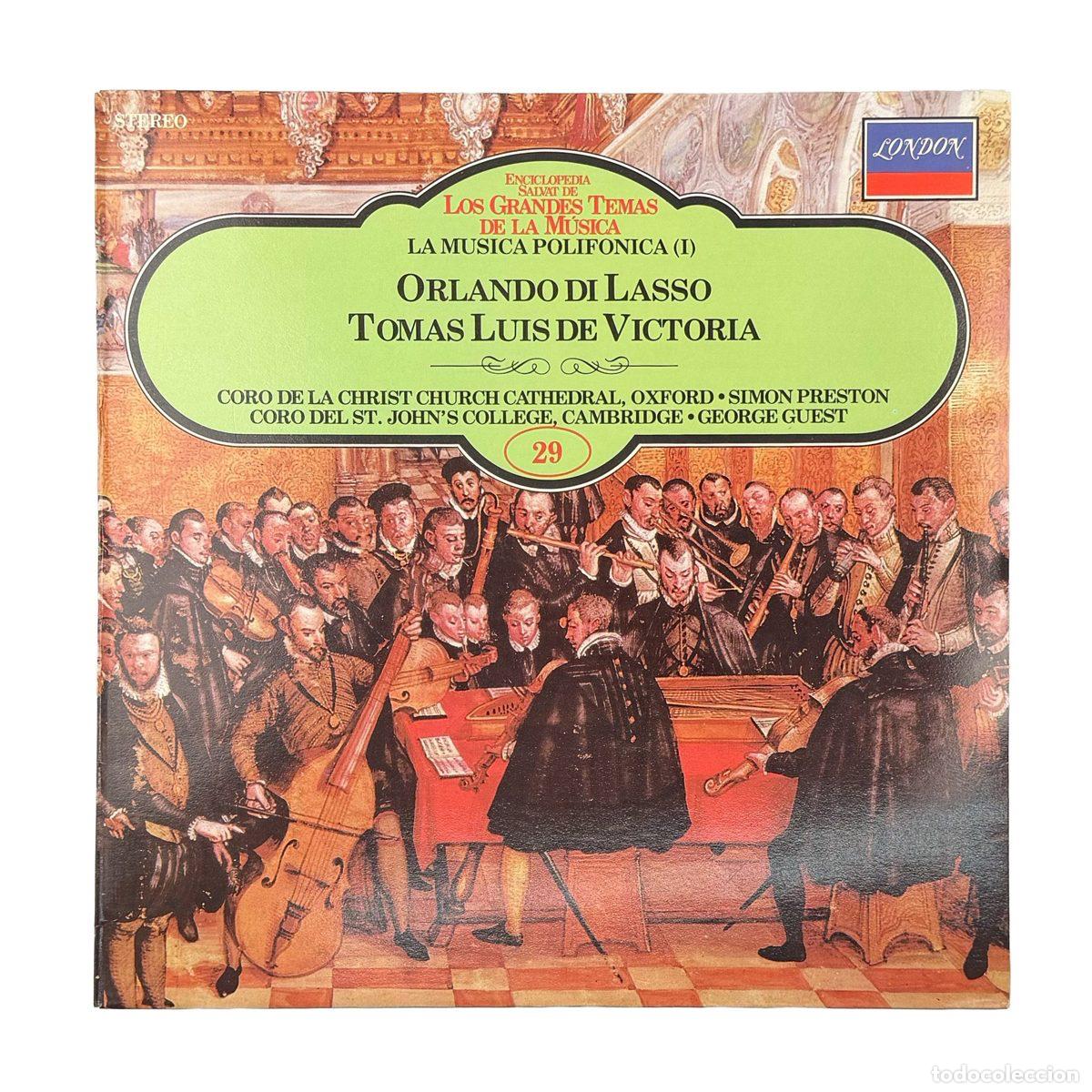 Dischi in vinile: LP. Roland de Lassus, Tom&aacute;s Luis De Victoria. La Musica Polifonica I (NM/NM)