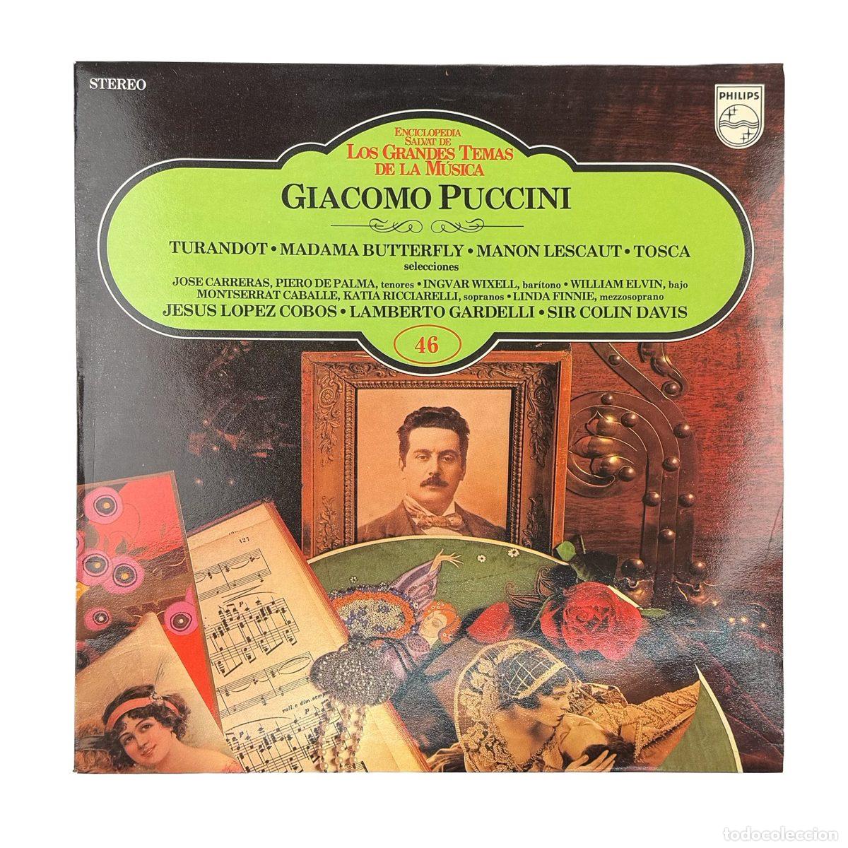 Dischi in vinile: LP. Giacomo Puccini. Turandot - Madama Butterfly - Manon Lescaut - Tosca (Selecciones) (NM/NM)
