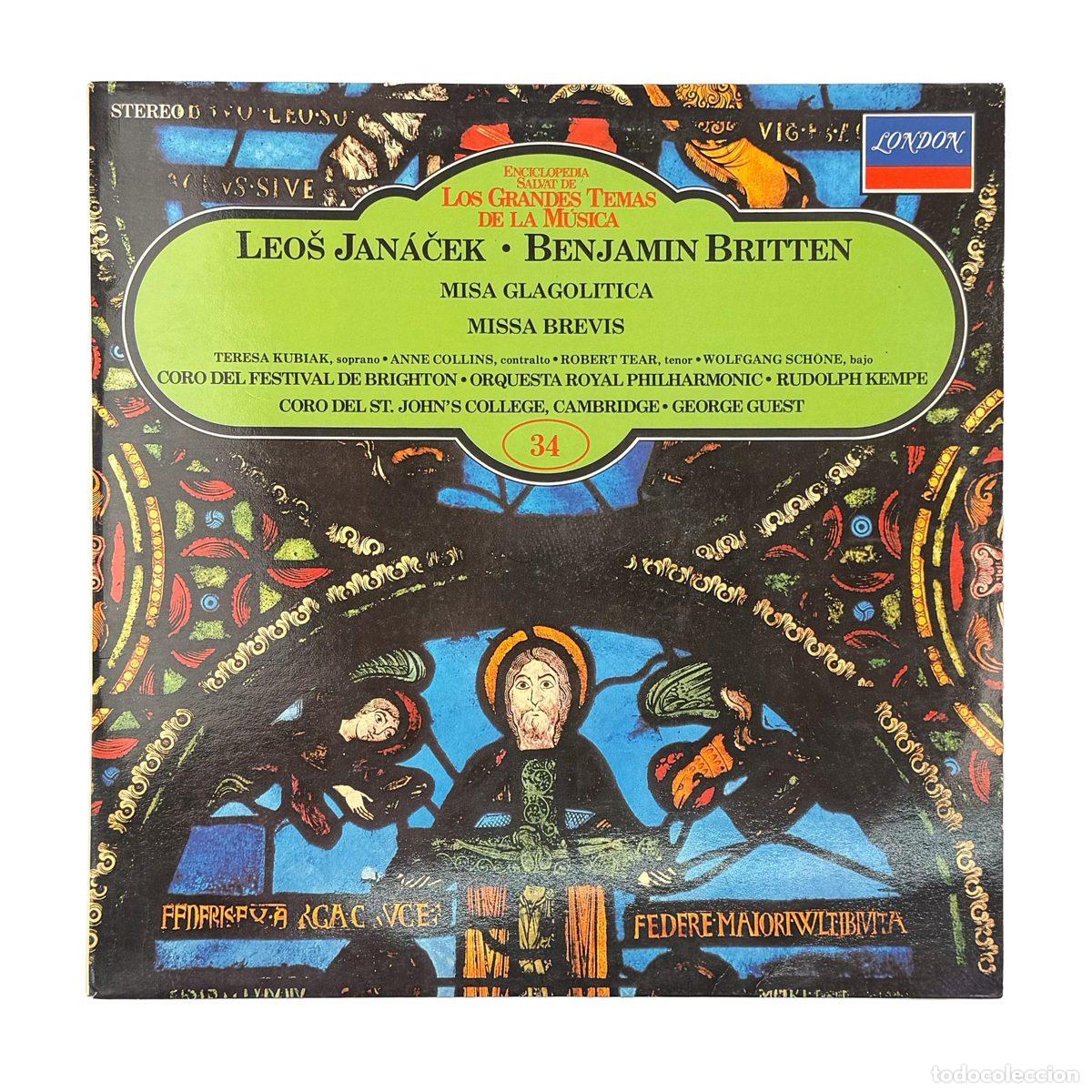 Dischi in vinile: LP. Leo&scaron; Jan&aacute;ček / Benjamin Britten. Misa Glagolitica / Missa Brevis (VG+/VG+)