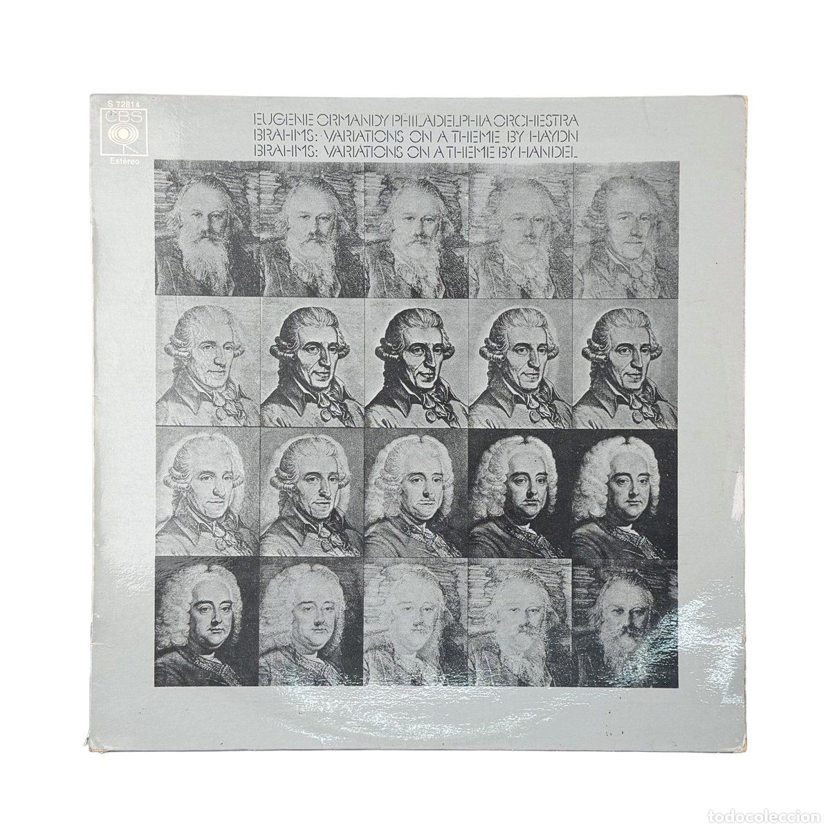 Dischi in vinile: LP. Johannes Brahms. Variations On A Theme By Haydn / Variations On A Theme By Handel (VG+/VG+)