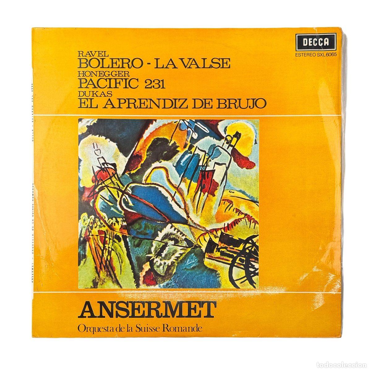 Dischi in vinile: LP. Maurice Ravel. Bolero / Pacific / El Aprendiz Del Brujo / La Valse (VG+/VG+)