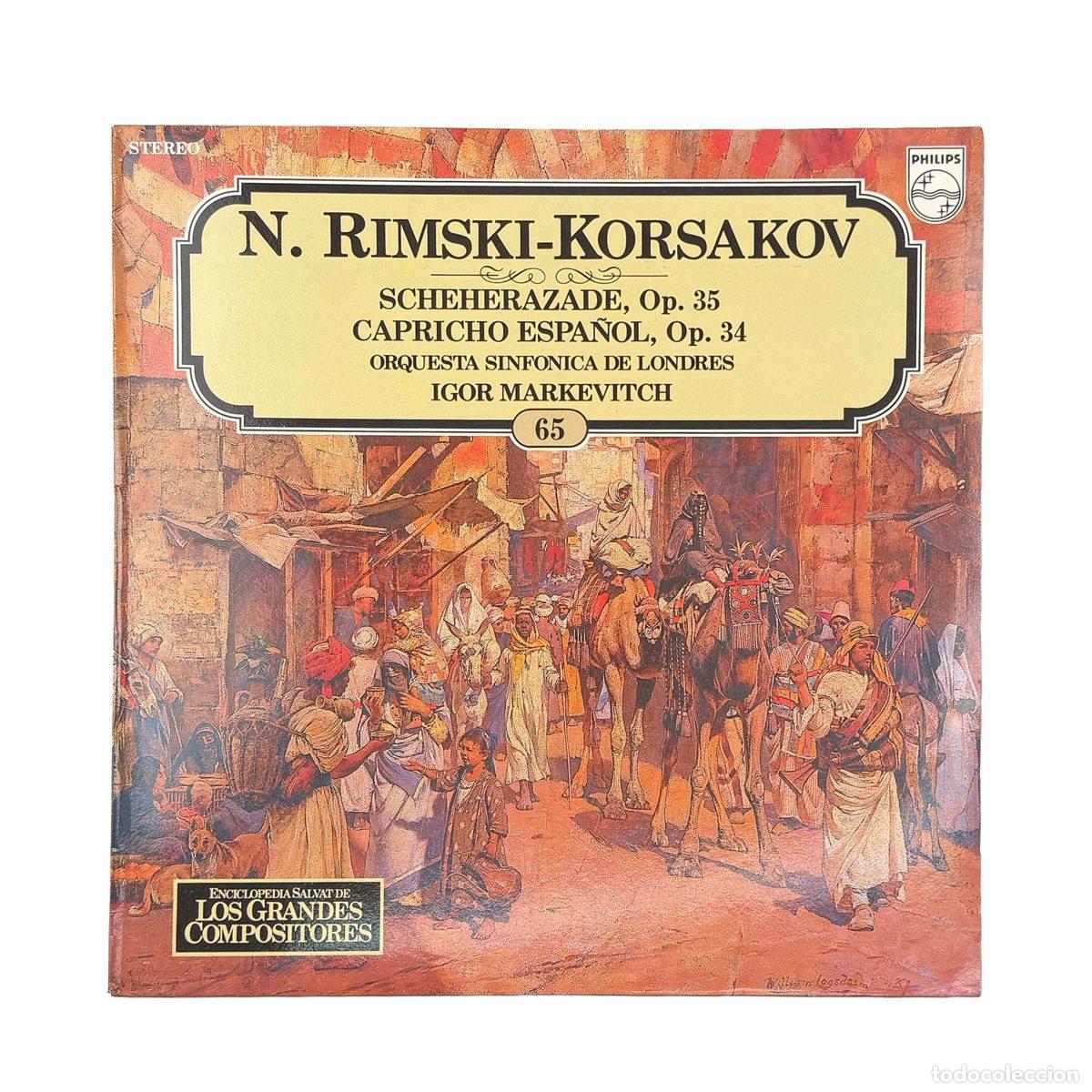 Vinyl records: LP. Nikolai Rimsky-Korsakov. Scheherazade, Op. 35 / Capricho Espa&ntilde;ol, Op. 34 (NM/NM)