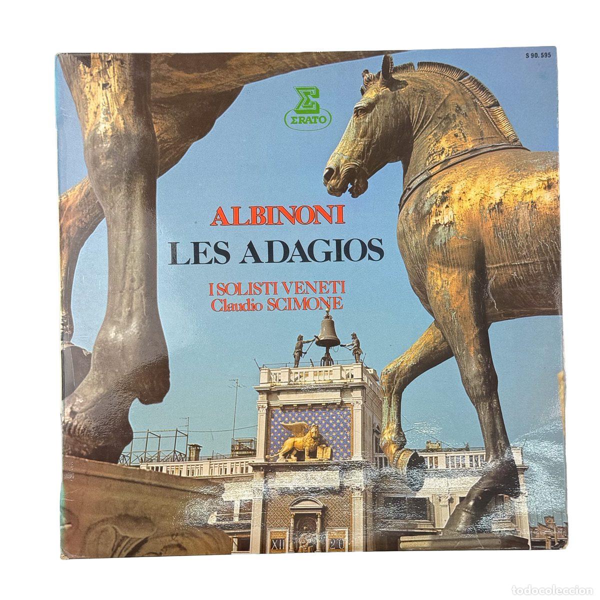 Vinyl records: LP. Tomaso Albinoni, I Solisti Veneti / Claudio Scimone. Les Adagios (VG+/VG+)