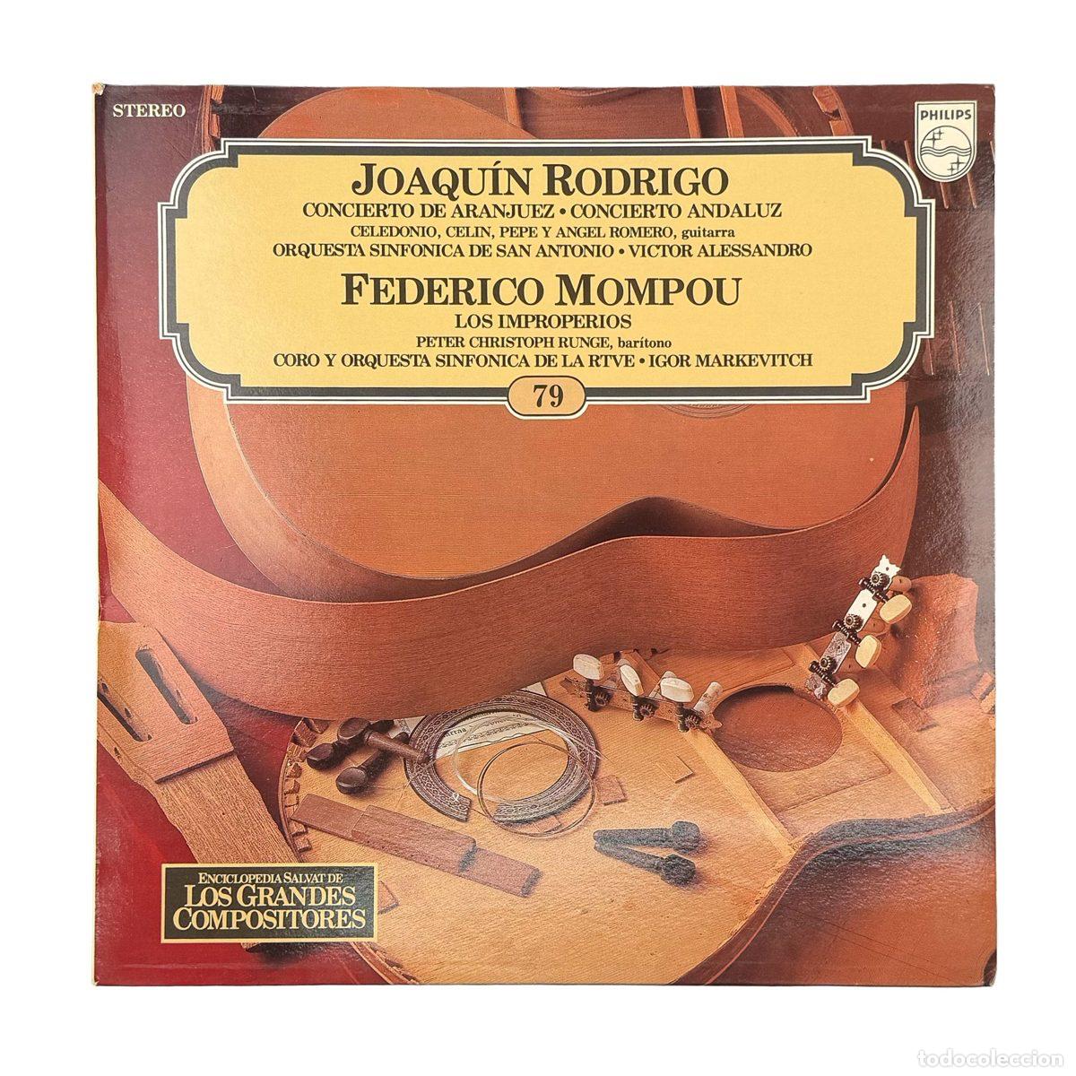 Vinyl records: LP. Joaqu&iacute;n Rodrigo. Concierto De Aranjuez - Concierto Andaluz - Los Improperios (NM/NM)