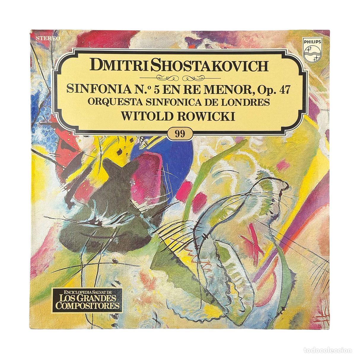 Vinyl records: LP. Dmitri Shostakovich. Sinfonia N.&ordm; 5 En Re Menor, Op.47 (NM/NM)