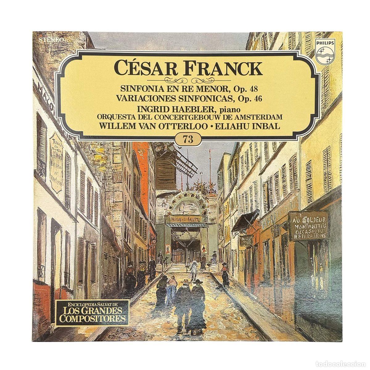 Vinyl records: LP. C&eacute;sar Franck. Sinfonia En Re Menor, Op.48 / Variaciones Sinf&oacute;nicas, Op. 46 (NM/NM)