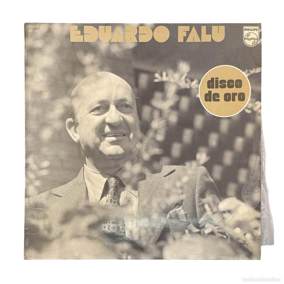 Discos de vinilo: LP. Eduardo Fal&uacute;. Disco de Oro (VG/VG)