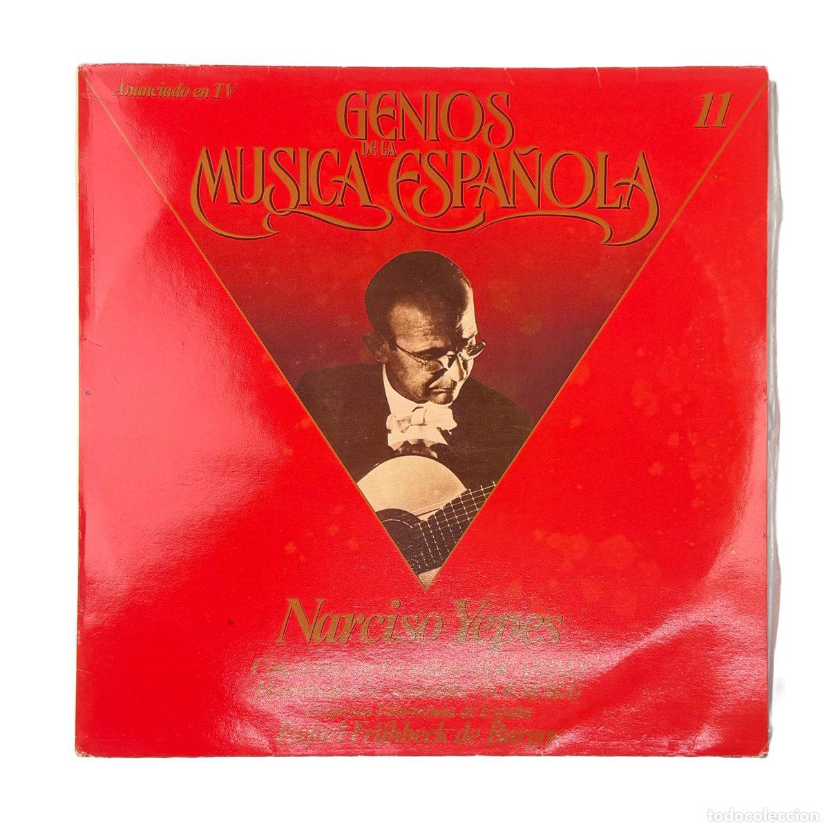 Vinyl records: LP. Narciso Yepes. Torroba - Homenaje A La Seguidilla / Bacarrisse - Concierto En La Menor (NM/VG+)