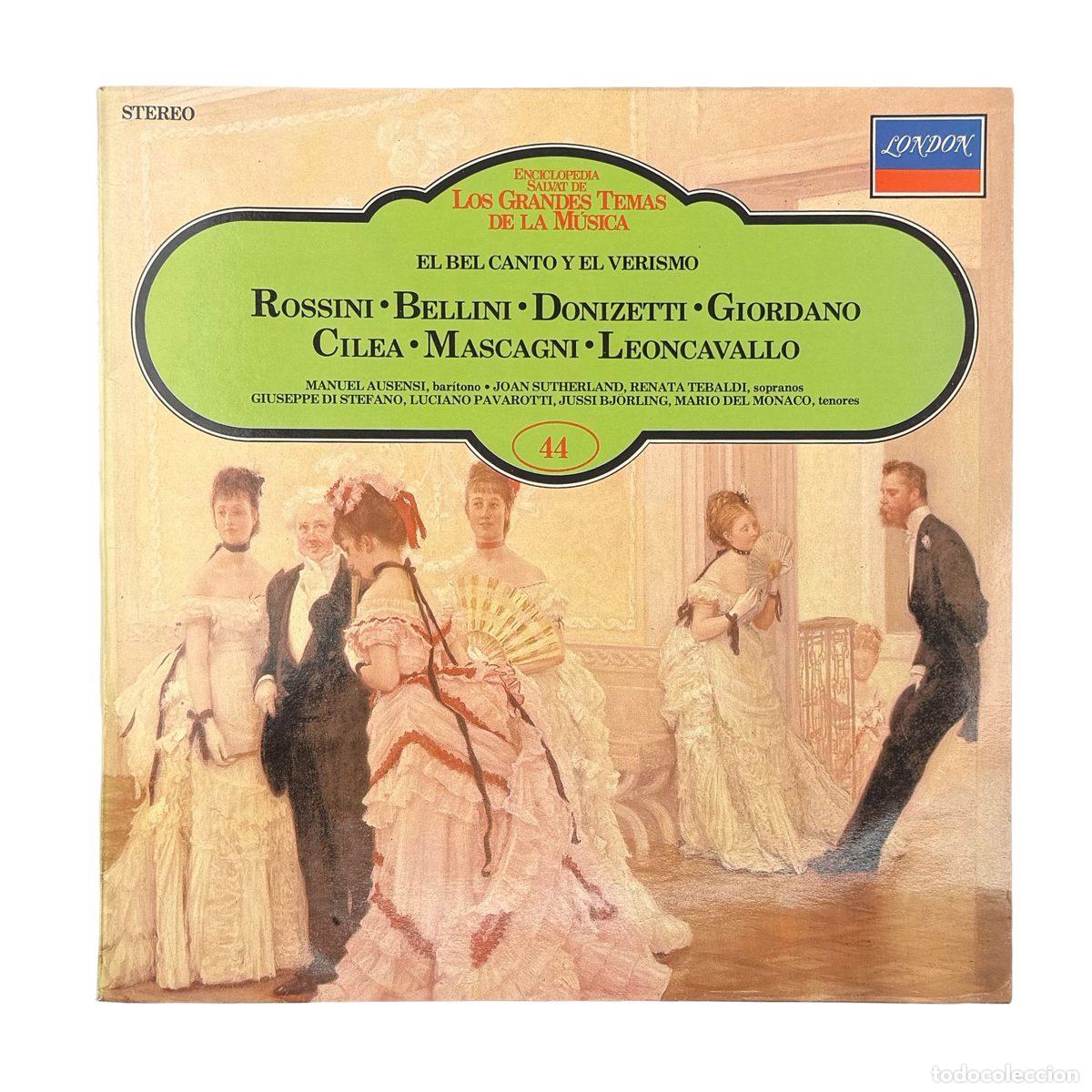 Discos de vinilo: LP. Gioacchino Rossini. El Bel Canto Y El Verismo (VG/VG+)