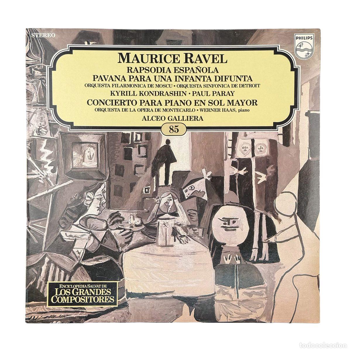 Discos de vinilo: LP. Maurice Ravel. Rapsodia Espa&ntilde;ola / Pavana Para Una Infanta Difunta / Concierto Para P... (NM/NM)