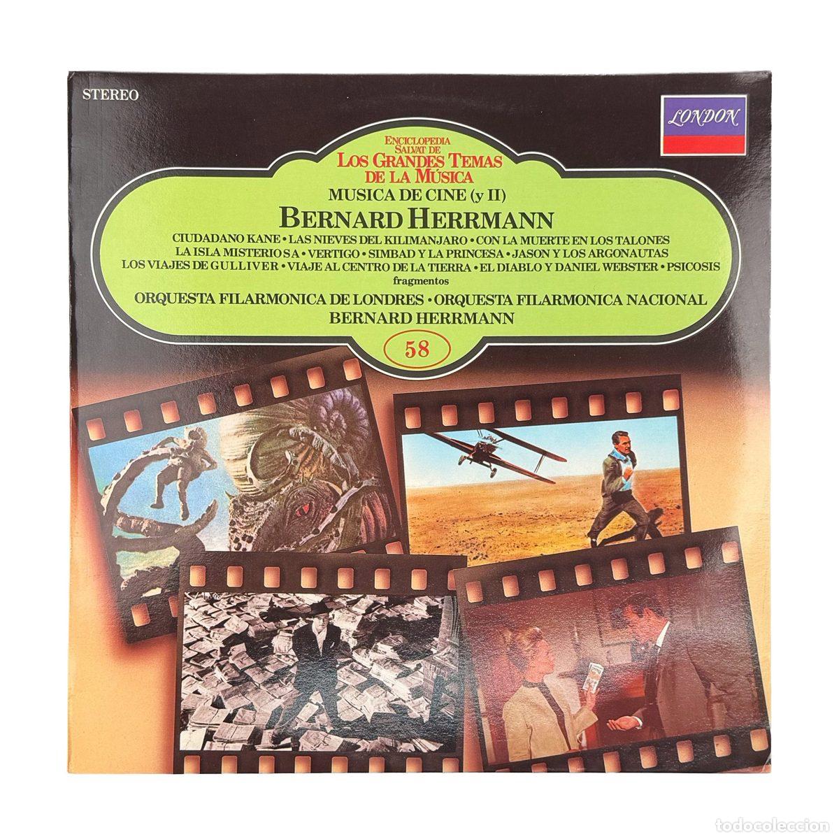 Discos de vinilo: LP. Bernard Herrmann. M&uacute;sica De Cine (y II). Fragmentos De: Ciudadano Kane / Las Nieves... (VG+/NM)