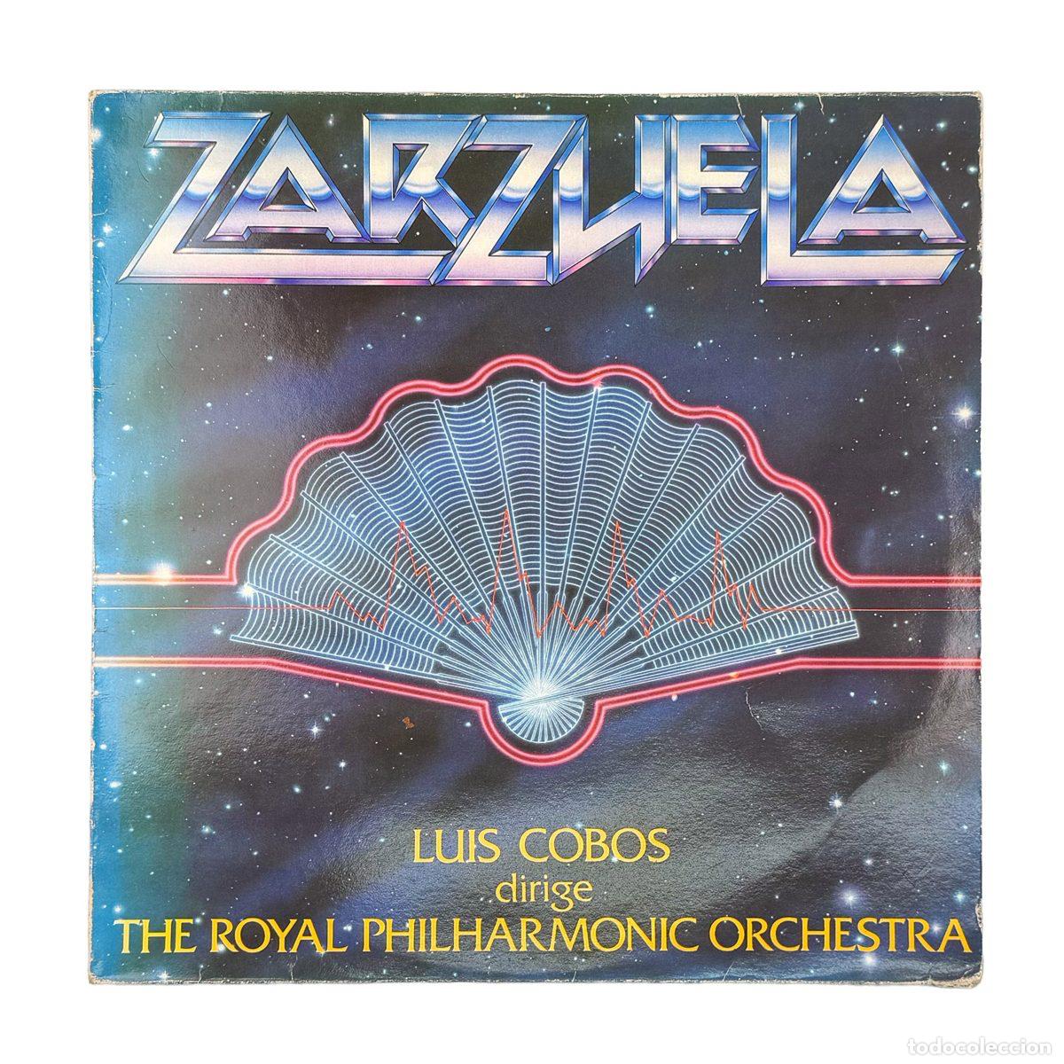 Discos de vinilo: LP. Luis Cobos Dirige The Royal Philharmonic Orchestra. Zarzuela (VG+/VG+)
