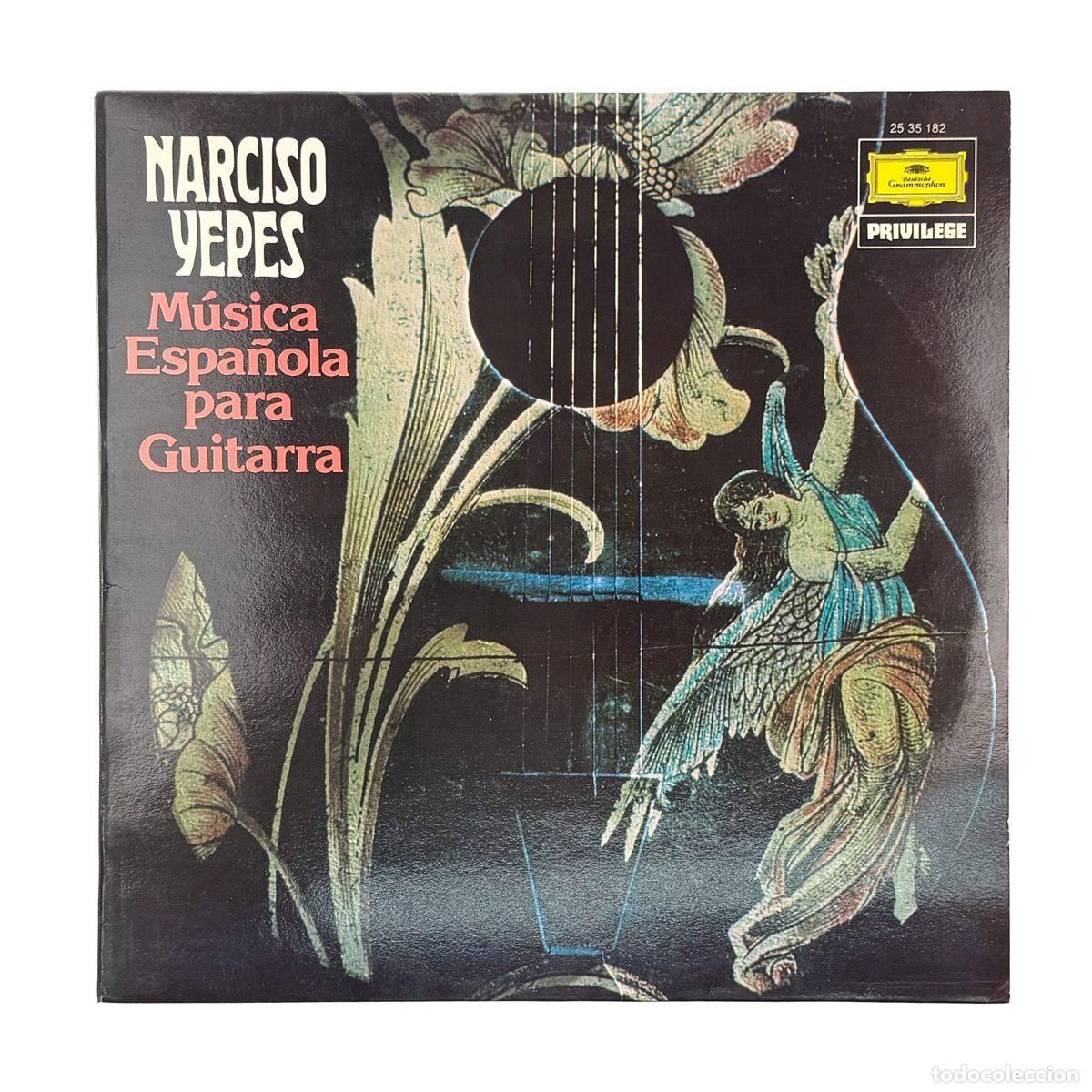 Discos de vinilo: LP. Narciso Yepes. M&uacute;sica Espa&ntilde;ola Para Guitarra (VG+/VG+)