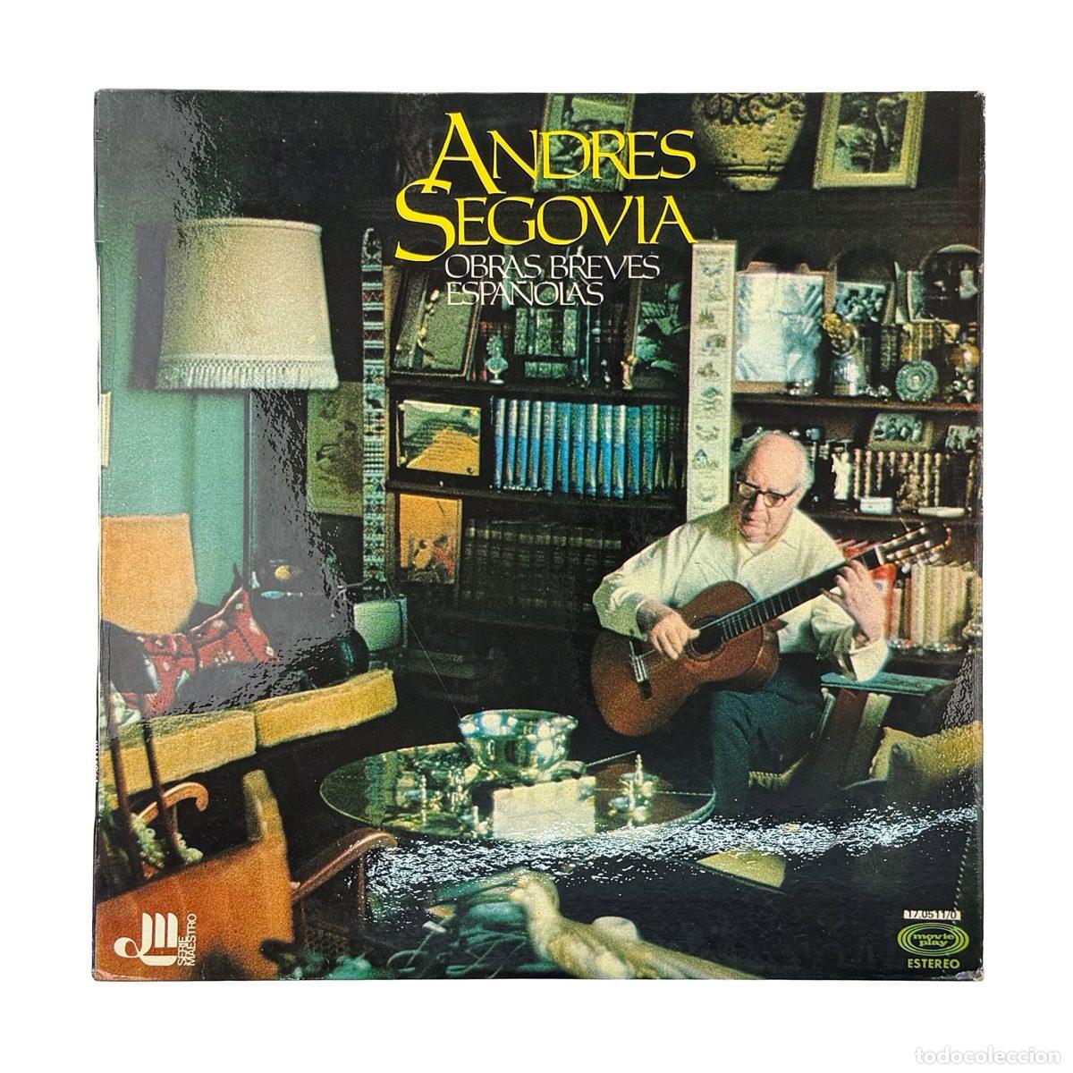 Discos de vinilo: LP. Andr&eacute;s Segovia. Obras Breves Espa&ntilde;olas (G+/NM)