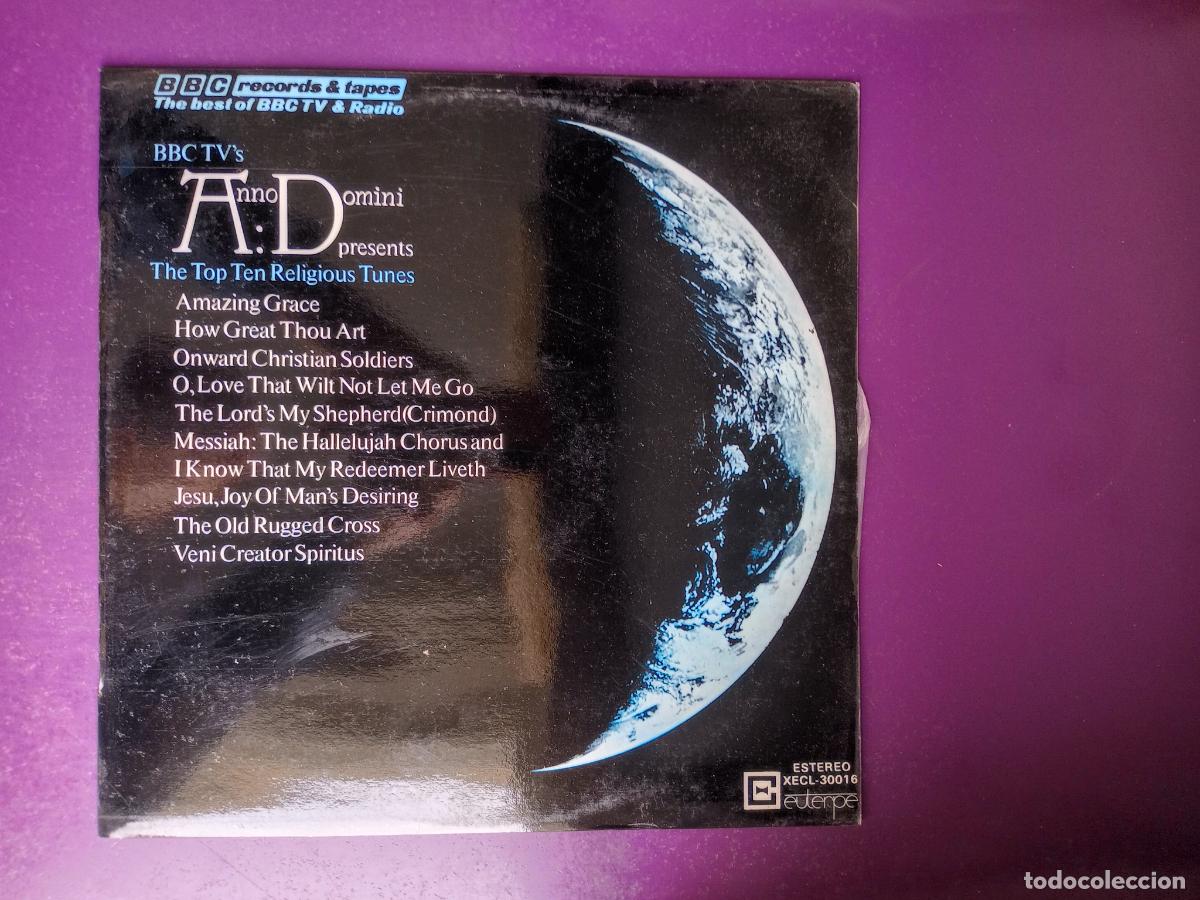 Discos de vinilo: ANNO DOMINI - LP EUTERPE 1977 - CANCIONES RELIGIOSAS - EL SE&Ntilde;OR ES MI PASTOR, ALELUYA, ETC
