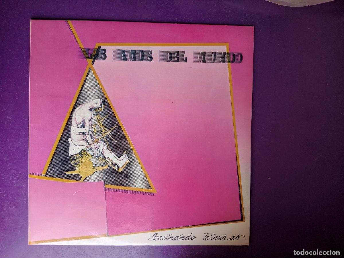 Discos de vinilo: Los Amos Del Mundo &ndash; Asesinando Ternuras - LP FONOMUSIC 1987 - SEVILLA POP ROCK 80'S