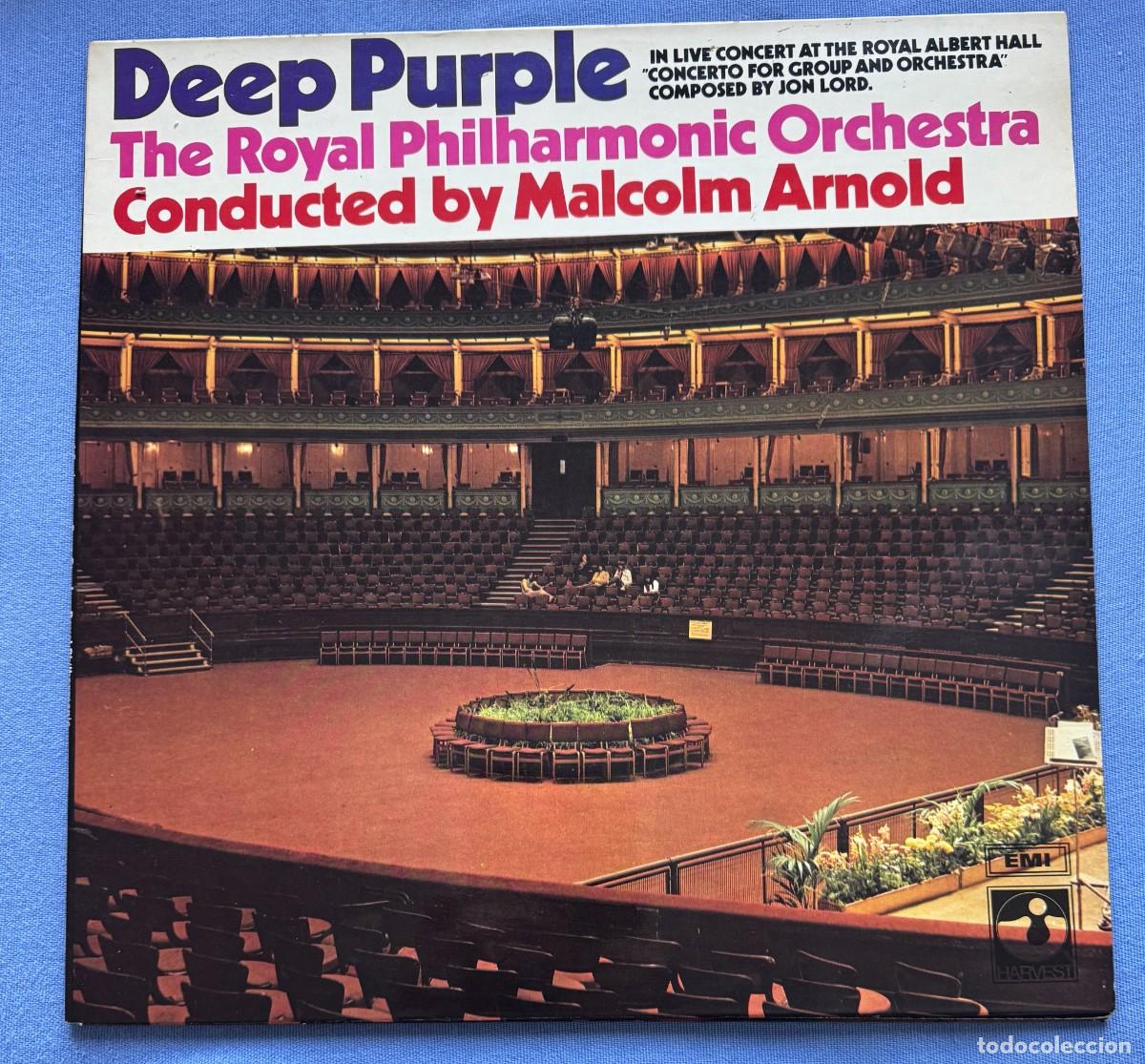 Discos de vinilo: Deep Purple, The Royal Philharmonic Orchestra Conducted By Malcolm Arnold &ndash; Concerto For Group And O