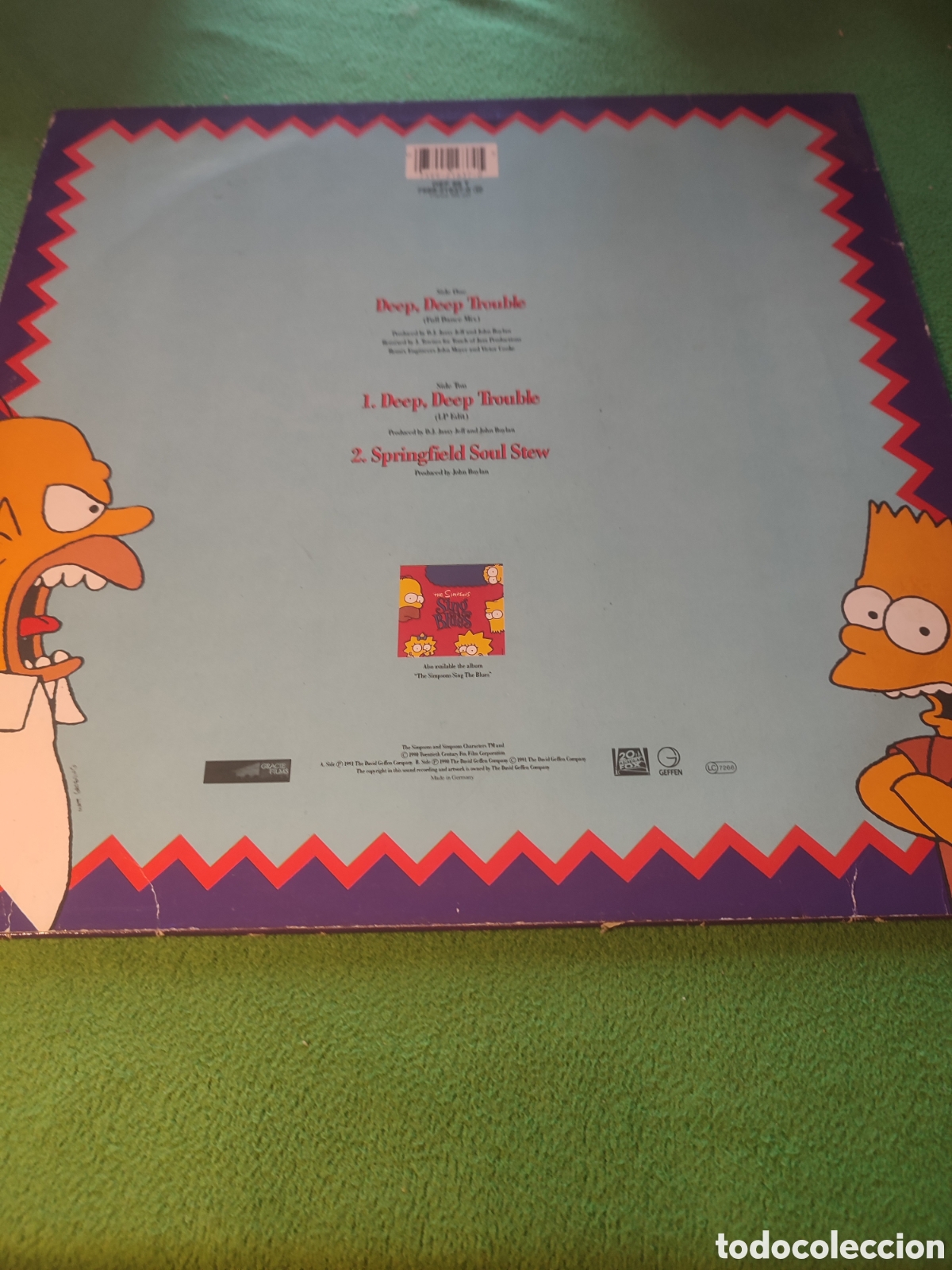 Discos de vinilo: The Simpsons - Deep , Deep Trouble 1991 - Foto 2