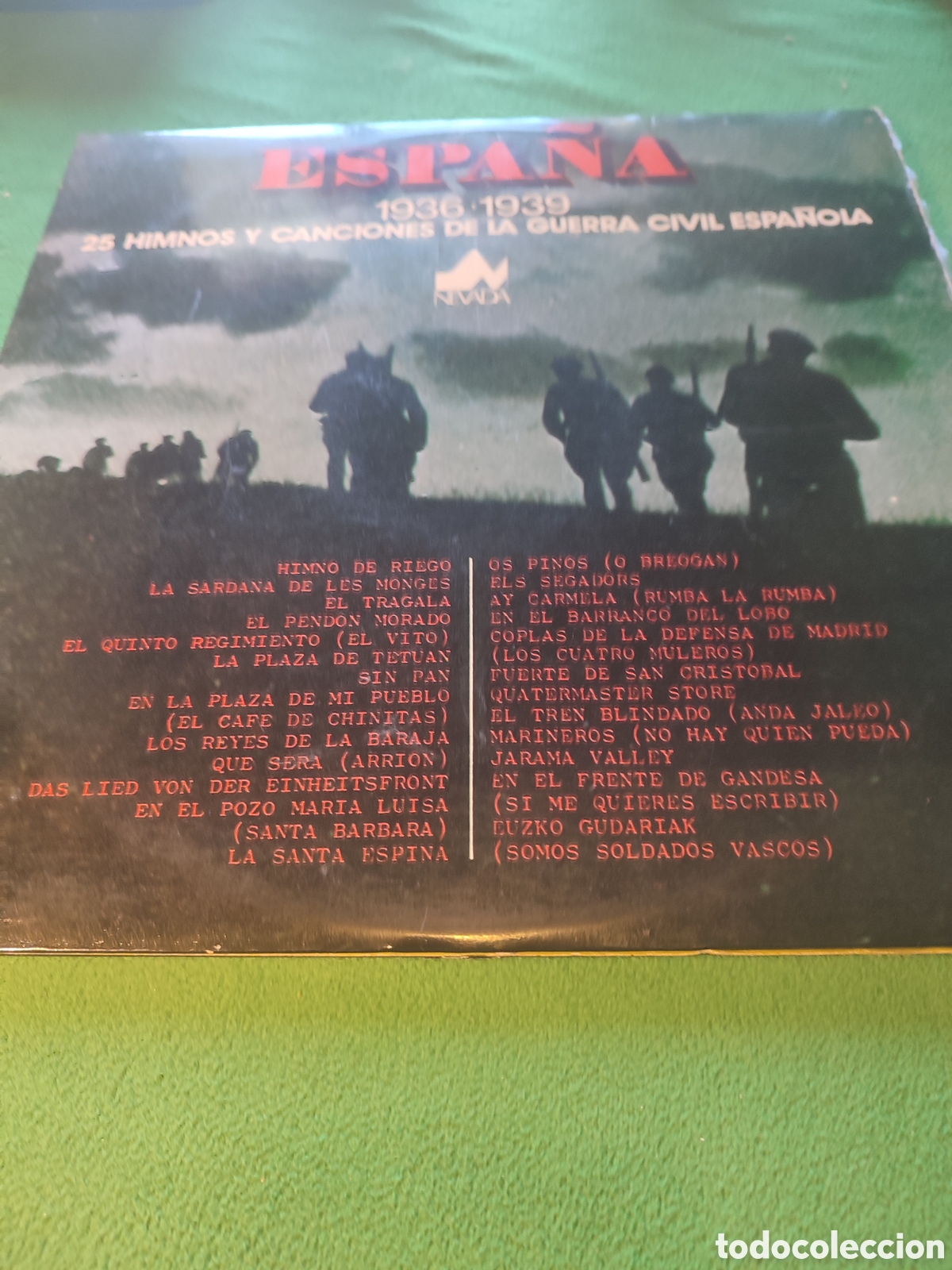 Discos de vinilo: Coro Popular Jabal&oacute;n - Espa&ntilde;a 1936-1939 2 lps