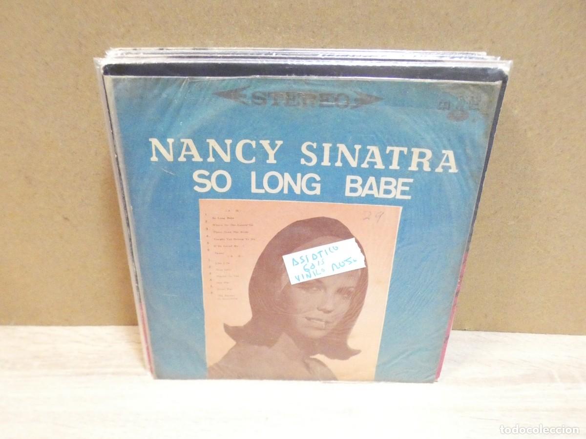 Discos de vinilo: ARKANSAS1980 LOTT799 LP LEVE USO AUN CORRECTO NANCY SINATRA ASIATICO CON VINILO ROJO
