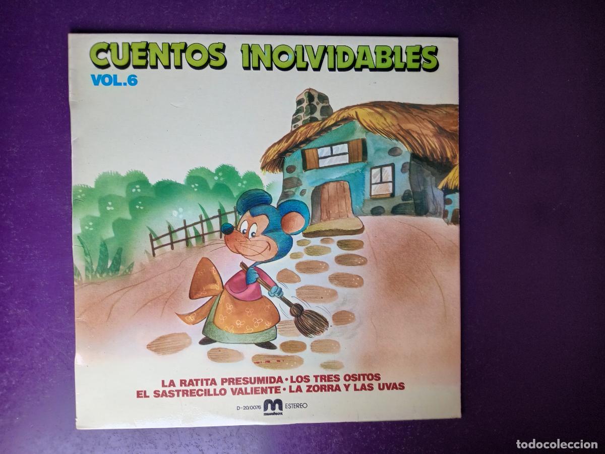 Discos de vinilo: CUENTOS INOLVIDABLES VOL 6 - LP MERCURIO 1981 - RATITA PRESUMIDA, TRES OSITOS, SASTRECILLO VALIENTE