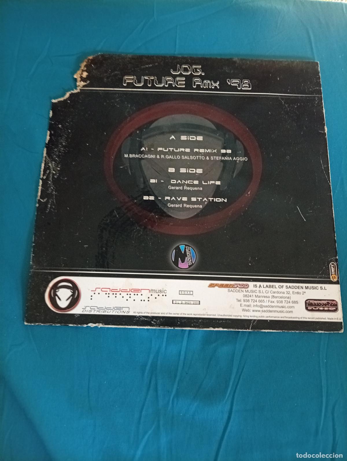 Discos de vinilo: Jog &ndash; Future Rmx 98 - LEER - Foto 2