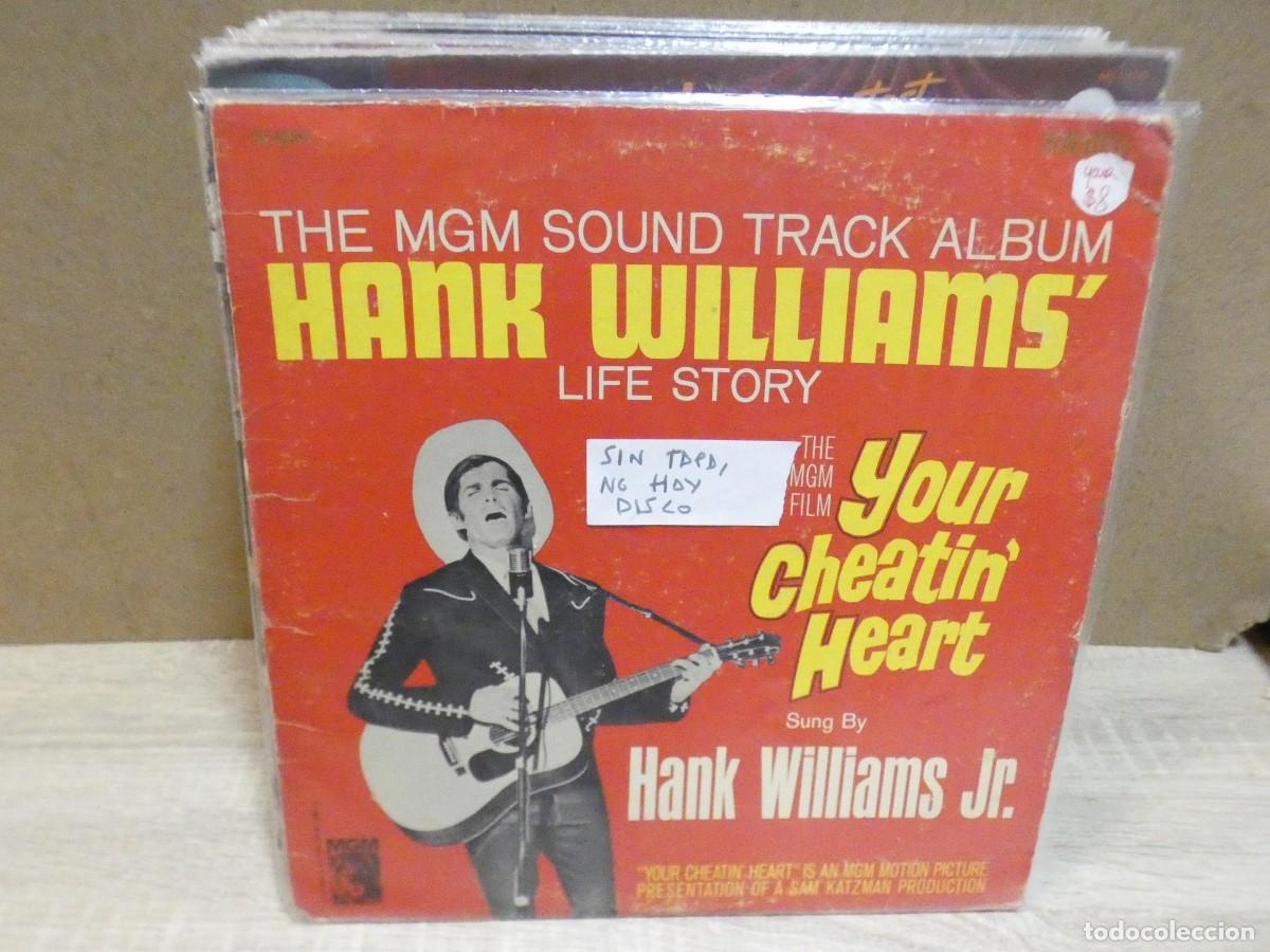 Discos de vinilo: ARKANSAS1980 LOTT799 LP DESTROZADISIMO A TU RIESGO 1 EURO HANK WILLIAMS NO HAY DISCO