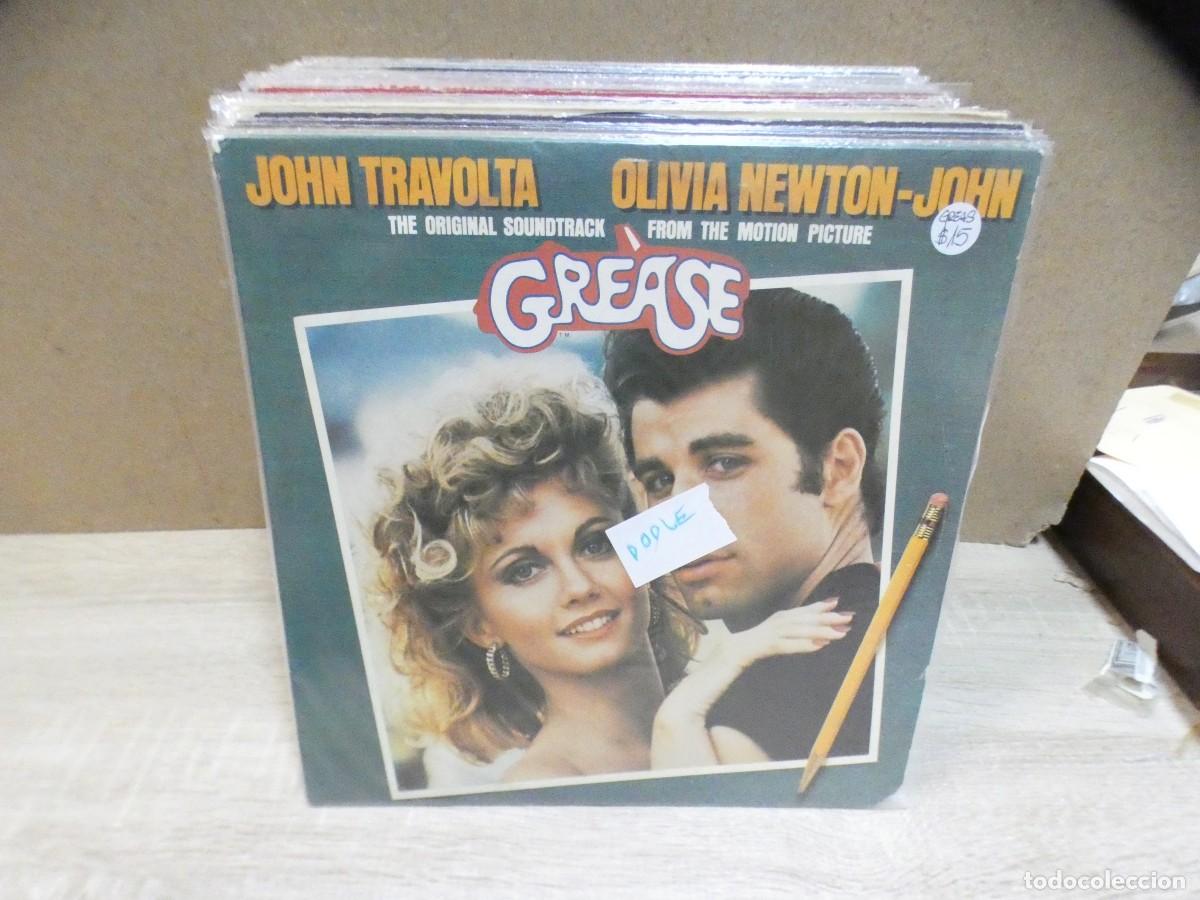 Discos de vinilo: ARKANSAS1980 LOTT799 LP LEVE USO AUN CORRECTO BSO OST GREASE DOBLE
