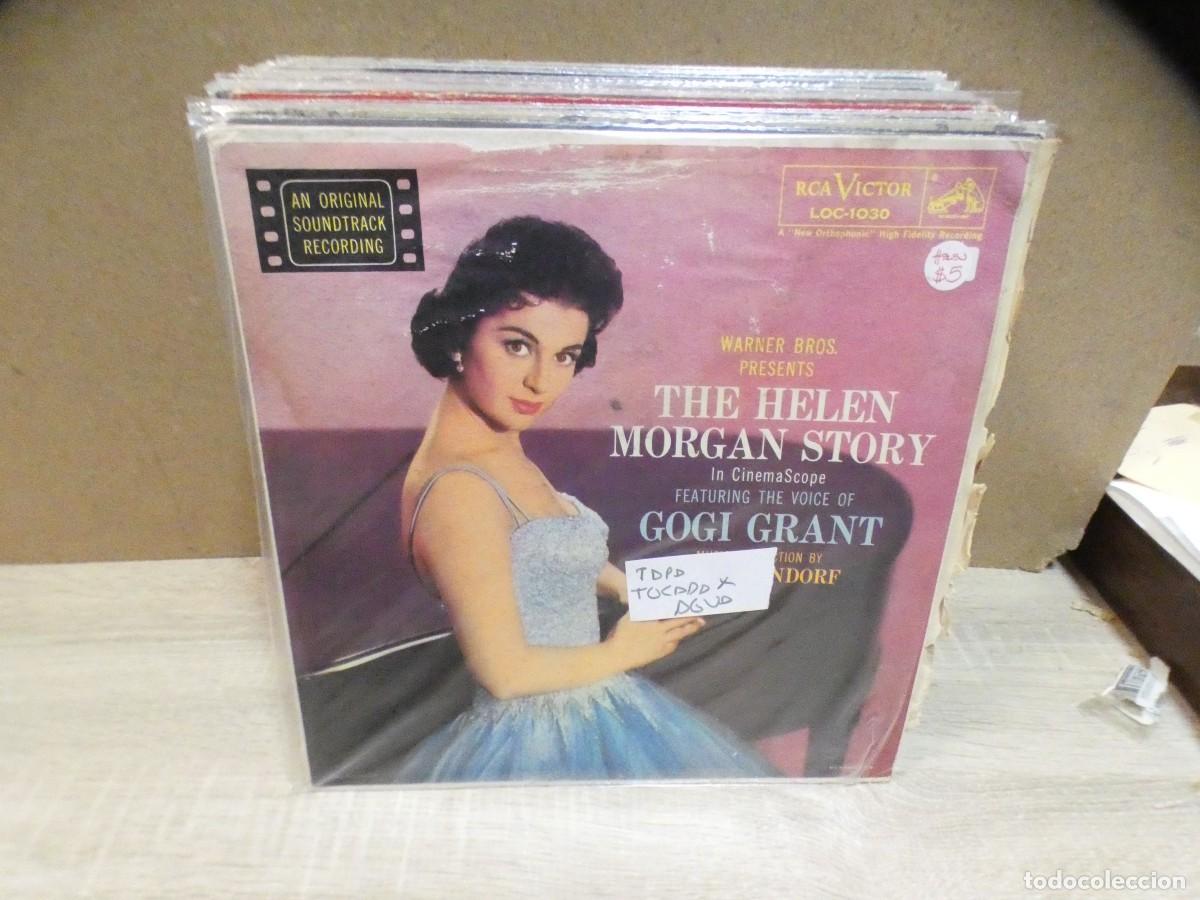 Discos de vinilo: ARKANSAS1980 LOTT799 LP LEVE USO AUN CORRECTO HELEN MORGAN STORY TAPA TOCADA X AGUA