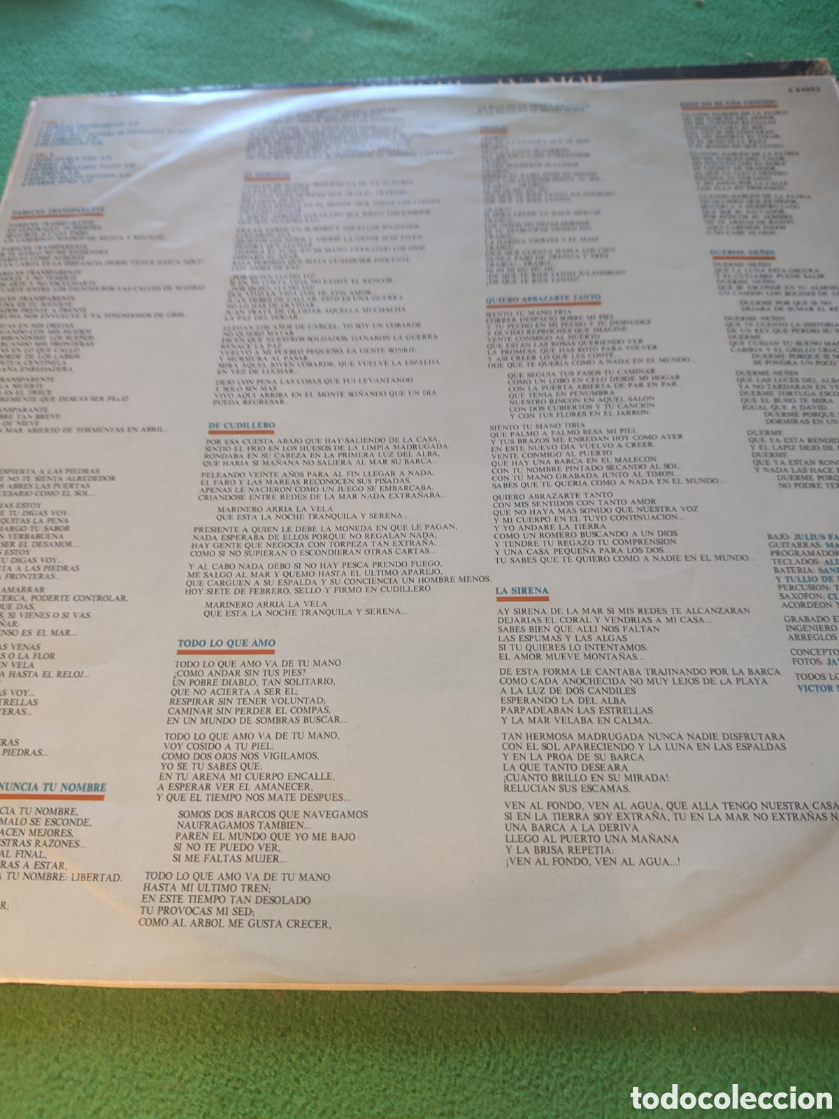 Discos de vinilo: V&iacute;ctor Manuel - Ay amor edicion 1981 - Foto 2