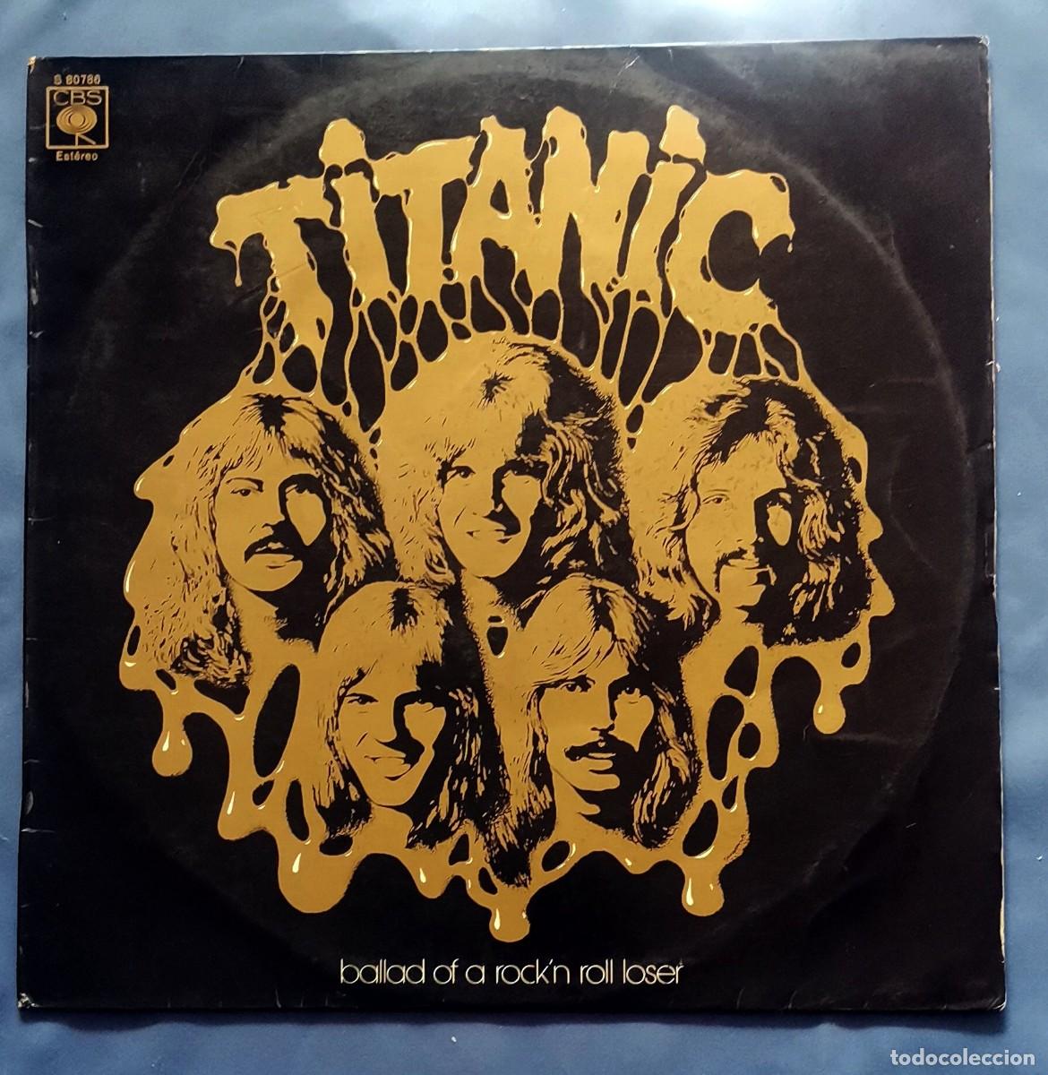 Discos de vinilo: Titanic &ndash; Ballad Of A Rock 'N Roll Loser LP 1975 Espa&ntilde;a
